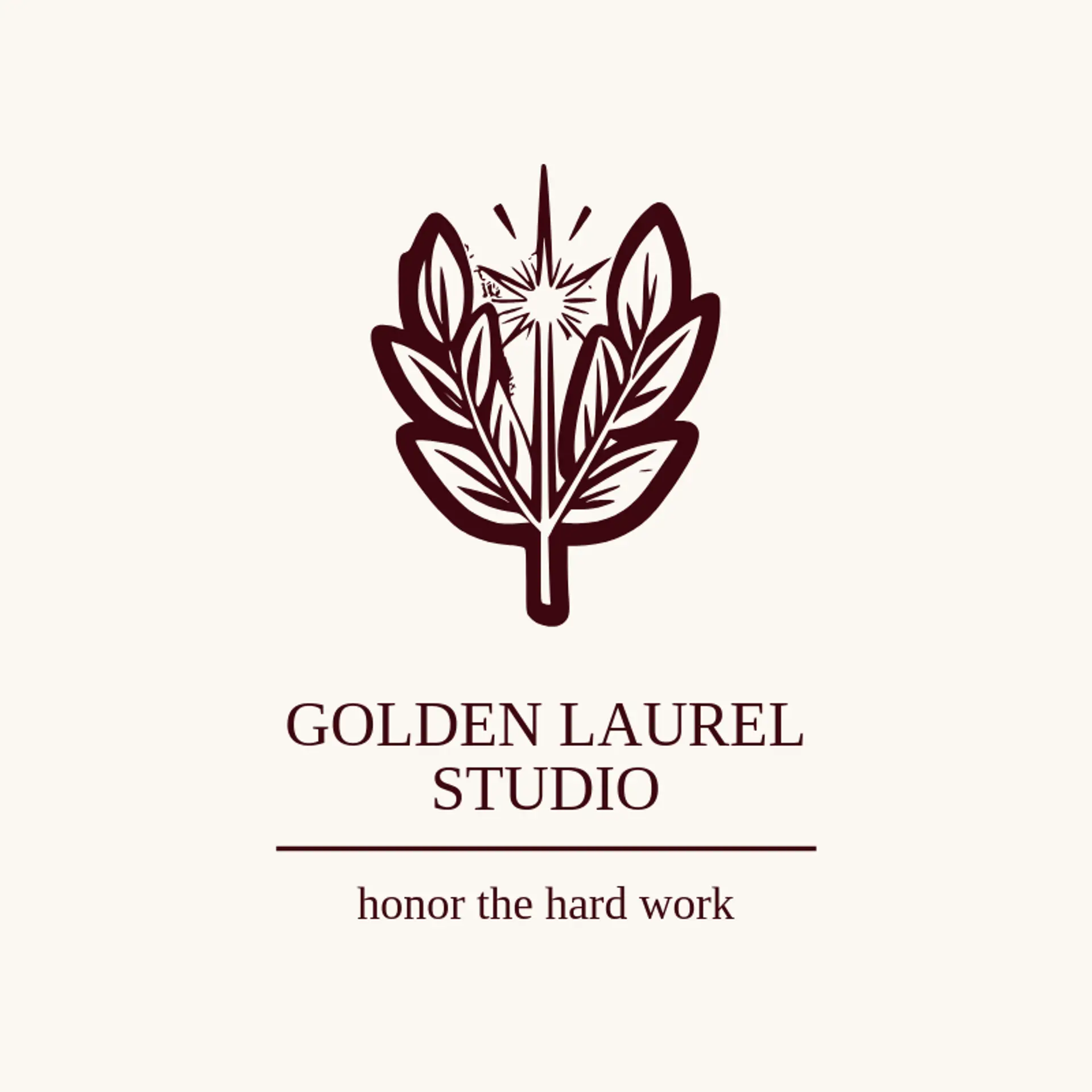 Golden Laurel Studio logo for olympic