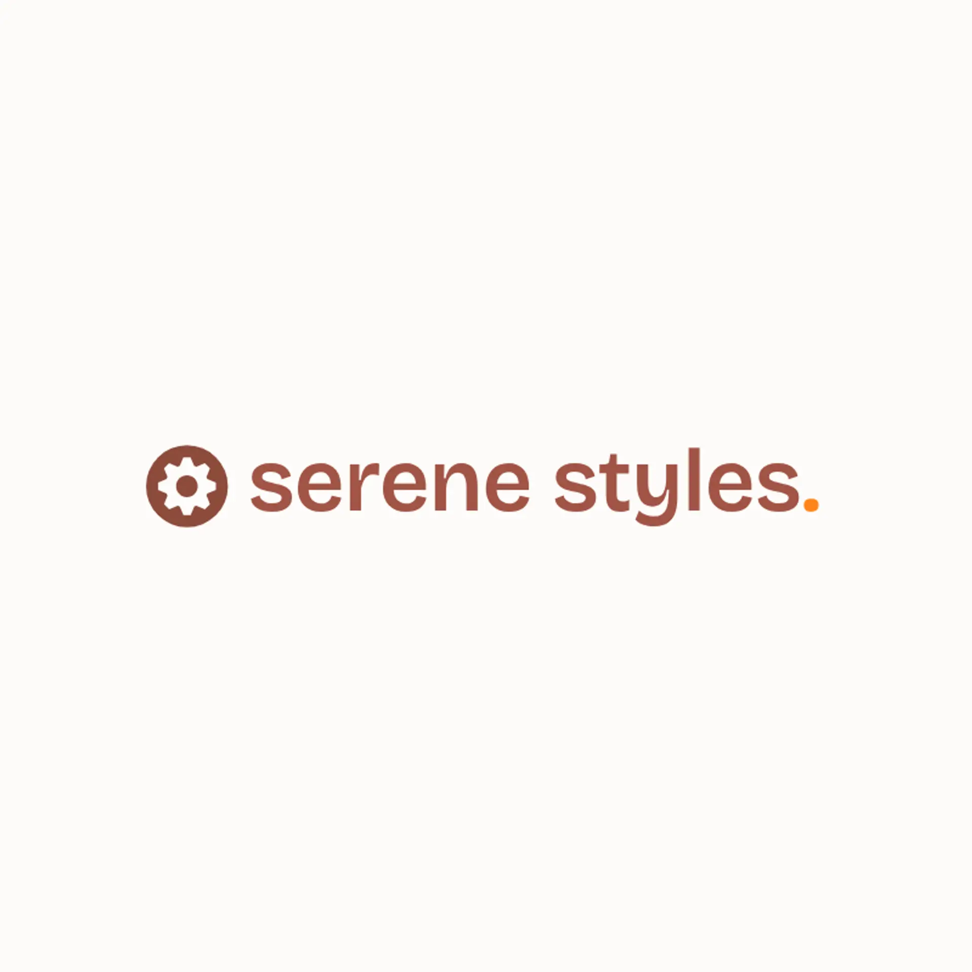Serene Styles logo for beauty salon
