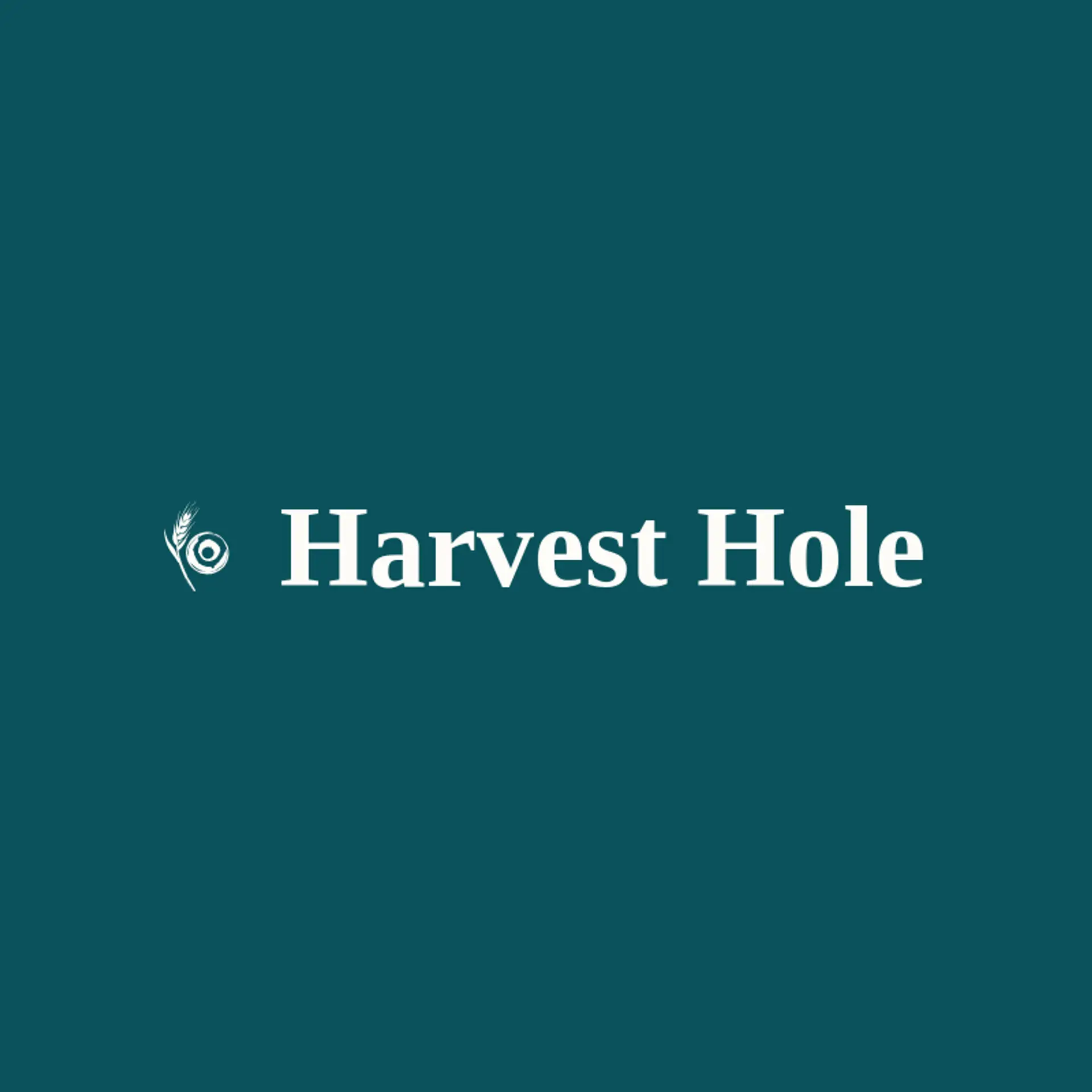 Harvest Hole logo for donut