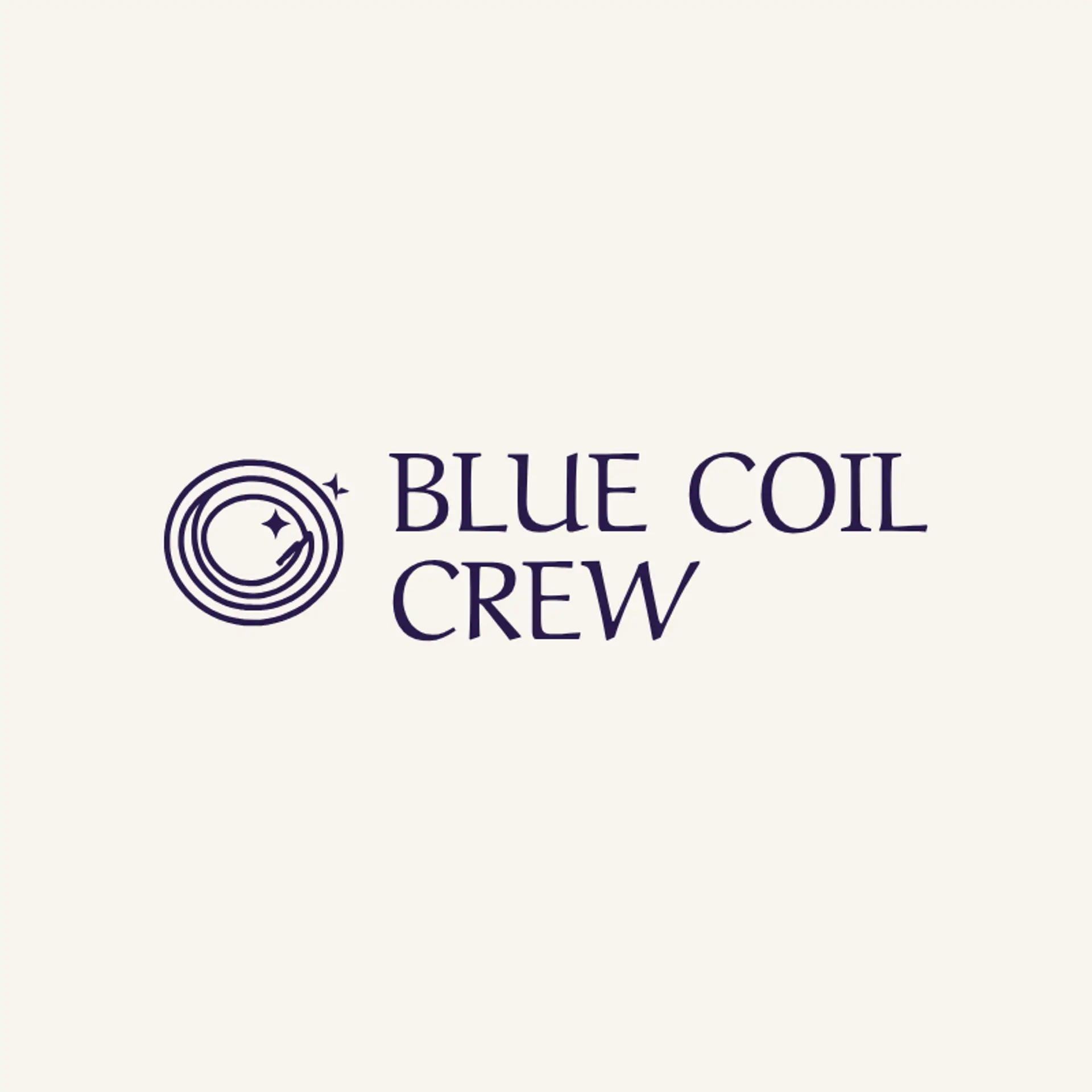 Blue Coil Crew logo for pressure washing