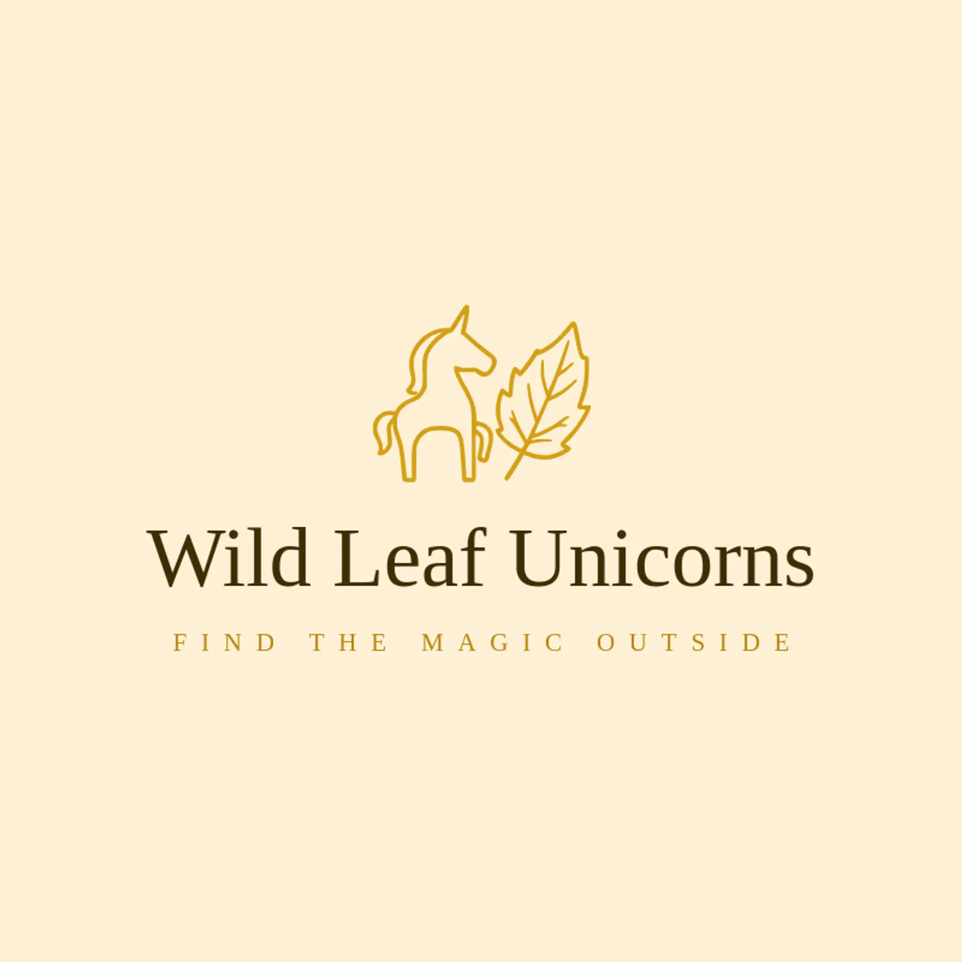 Wild Leaf Unicorns logo for unicorn