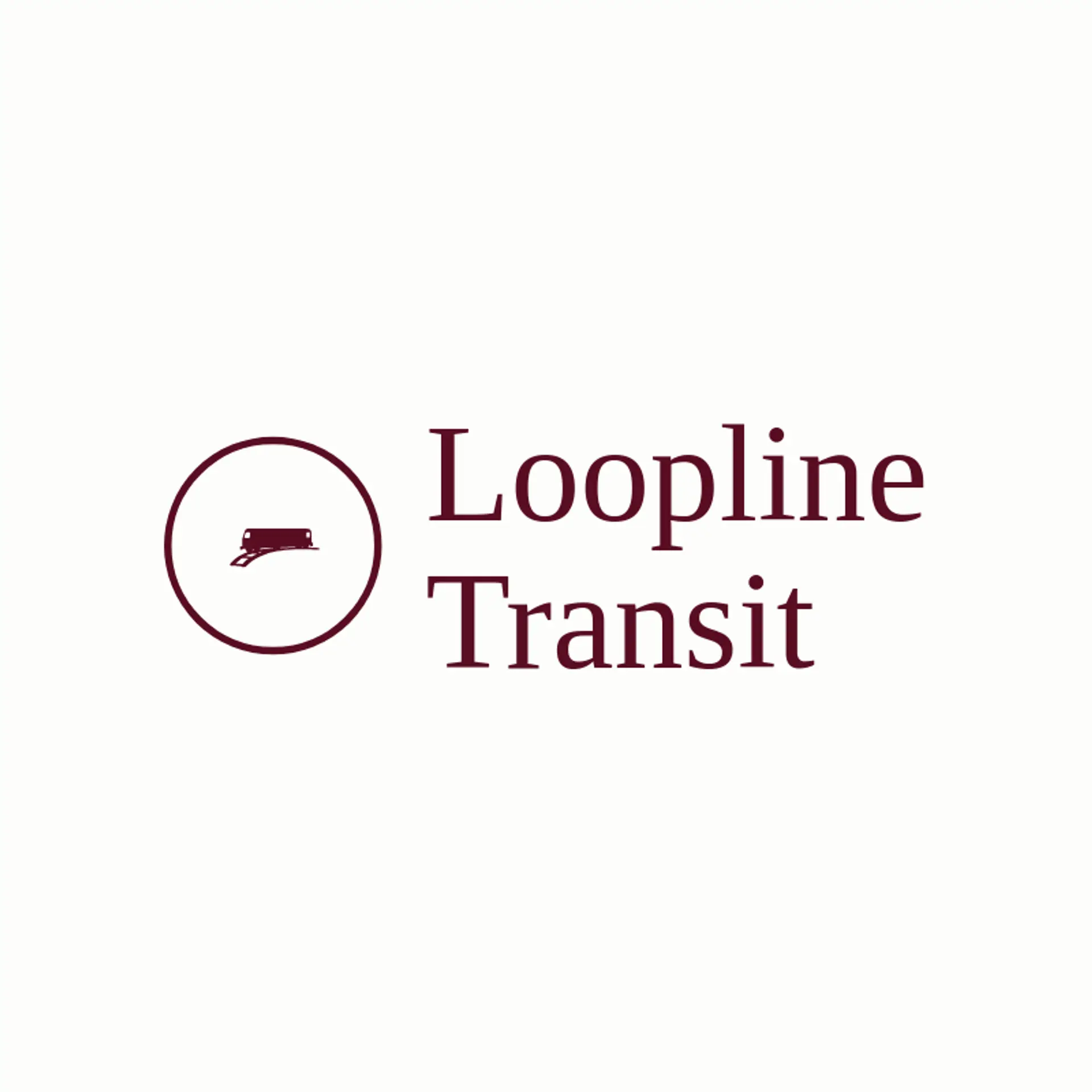 Loopline Transit logo for subway