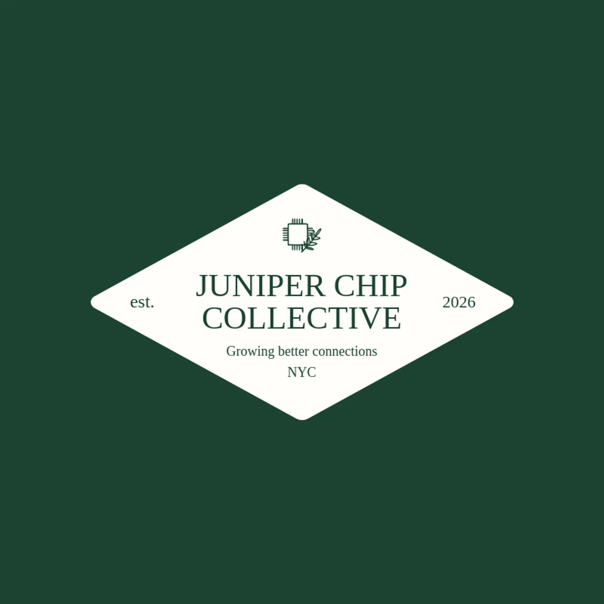 Juniper Chip Collective logo for chip