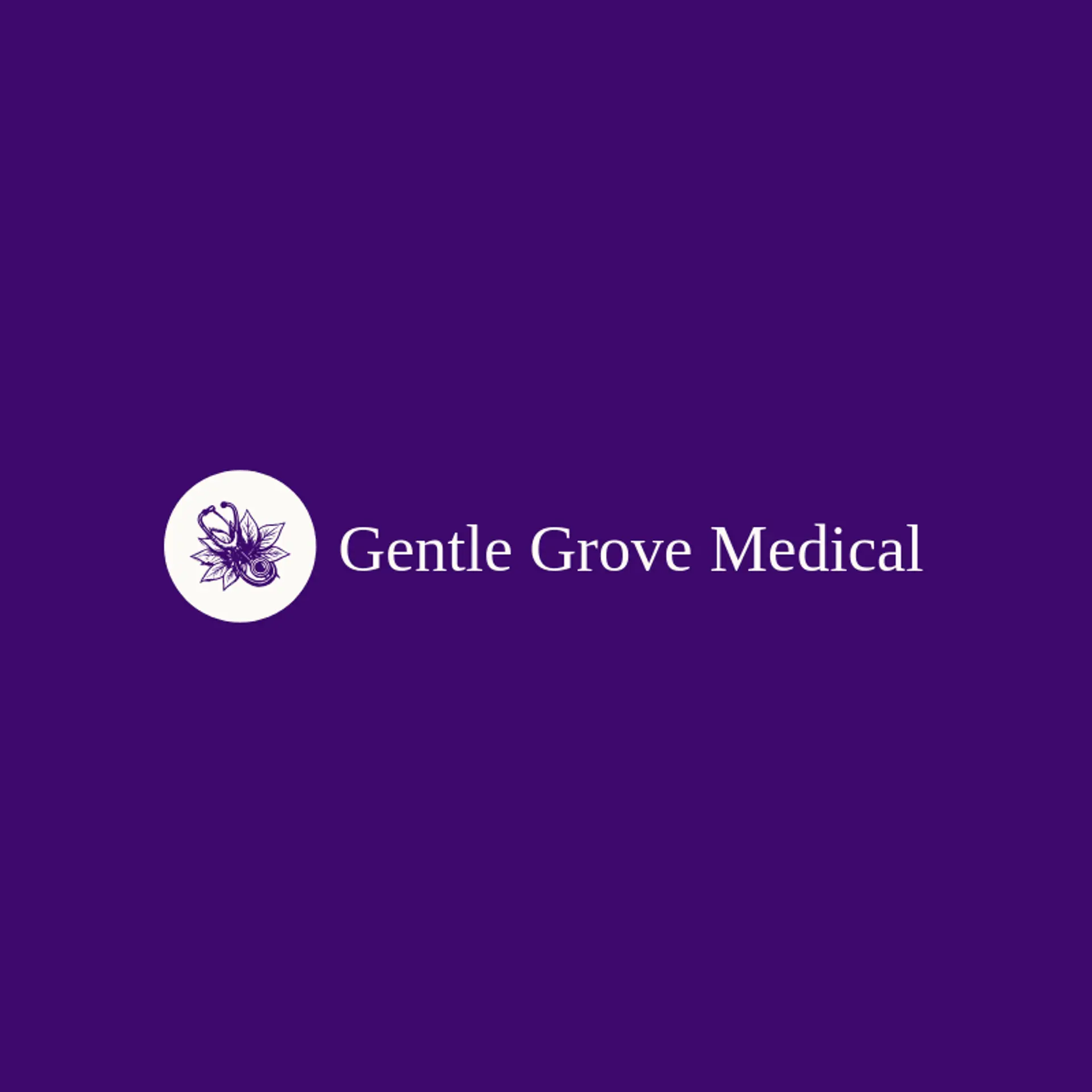 Gentle Grove Medical logo for stethoscope