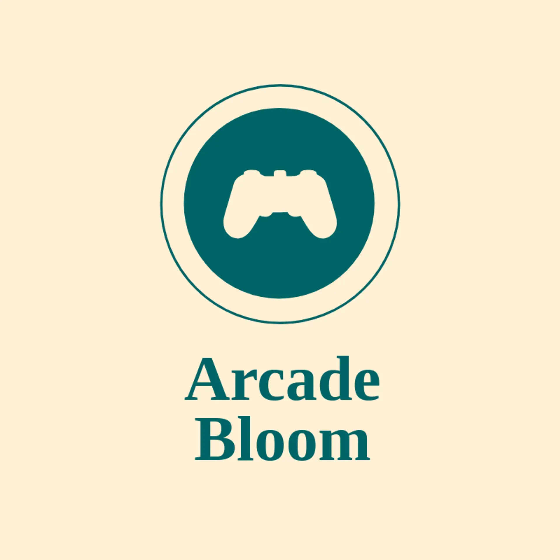 Arcade Bloom logo for game controller