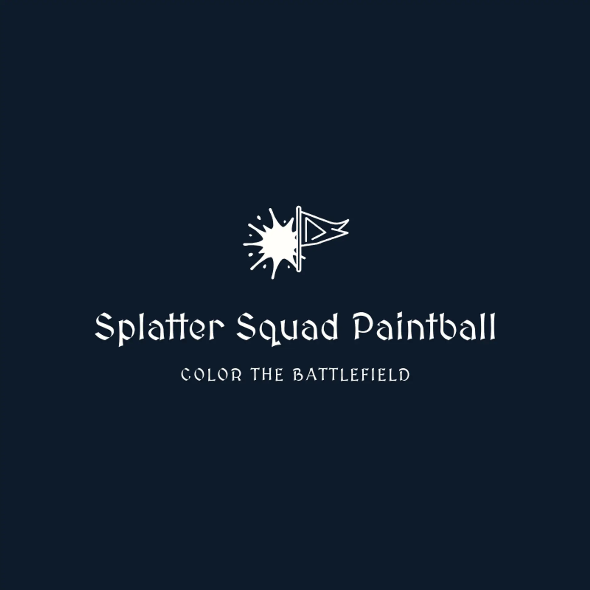 Splatter Squad Paintball logo for battle