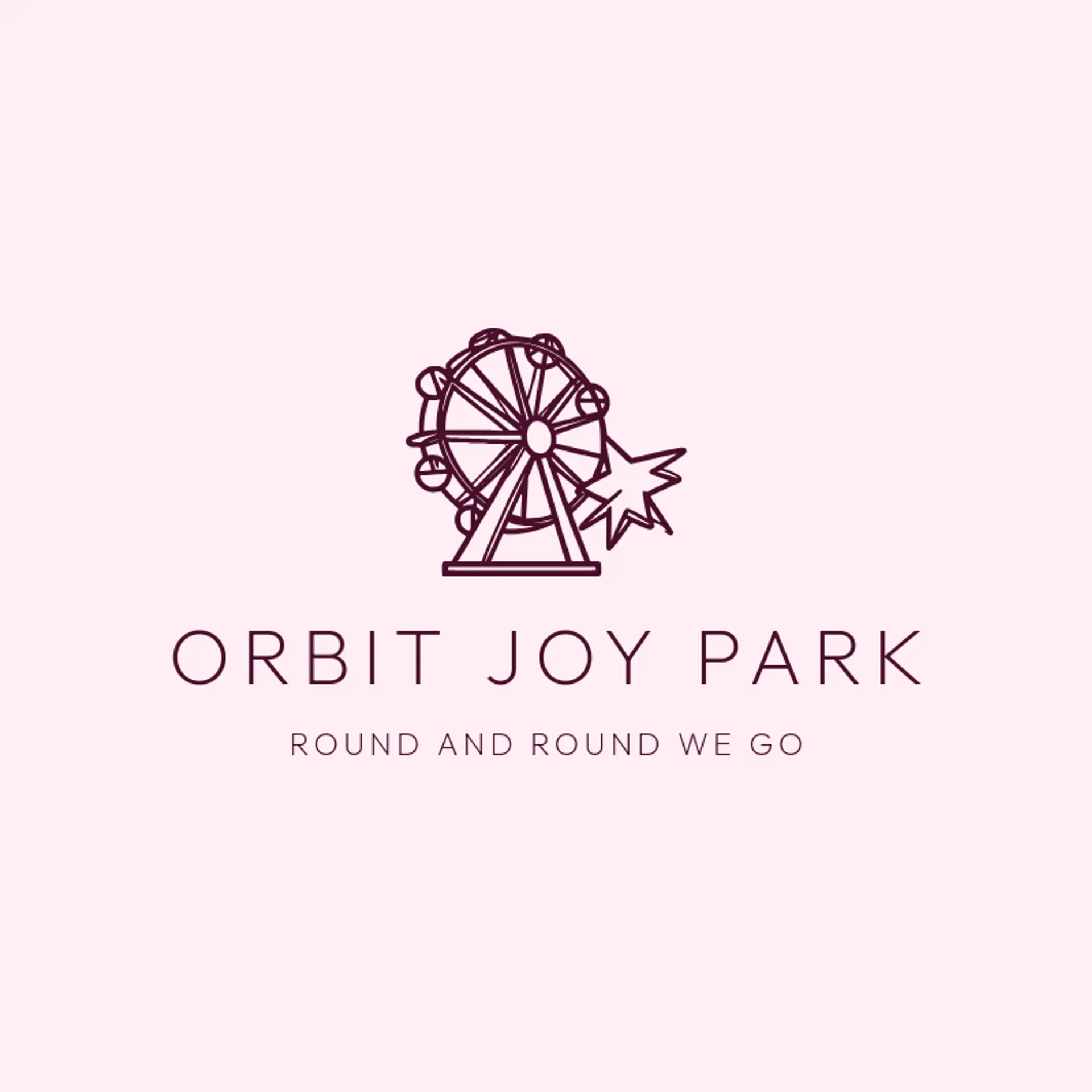 Orbit Joy Park logo for amusement park