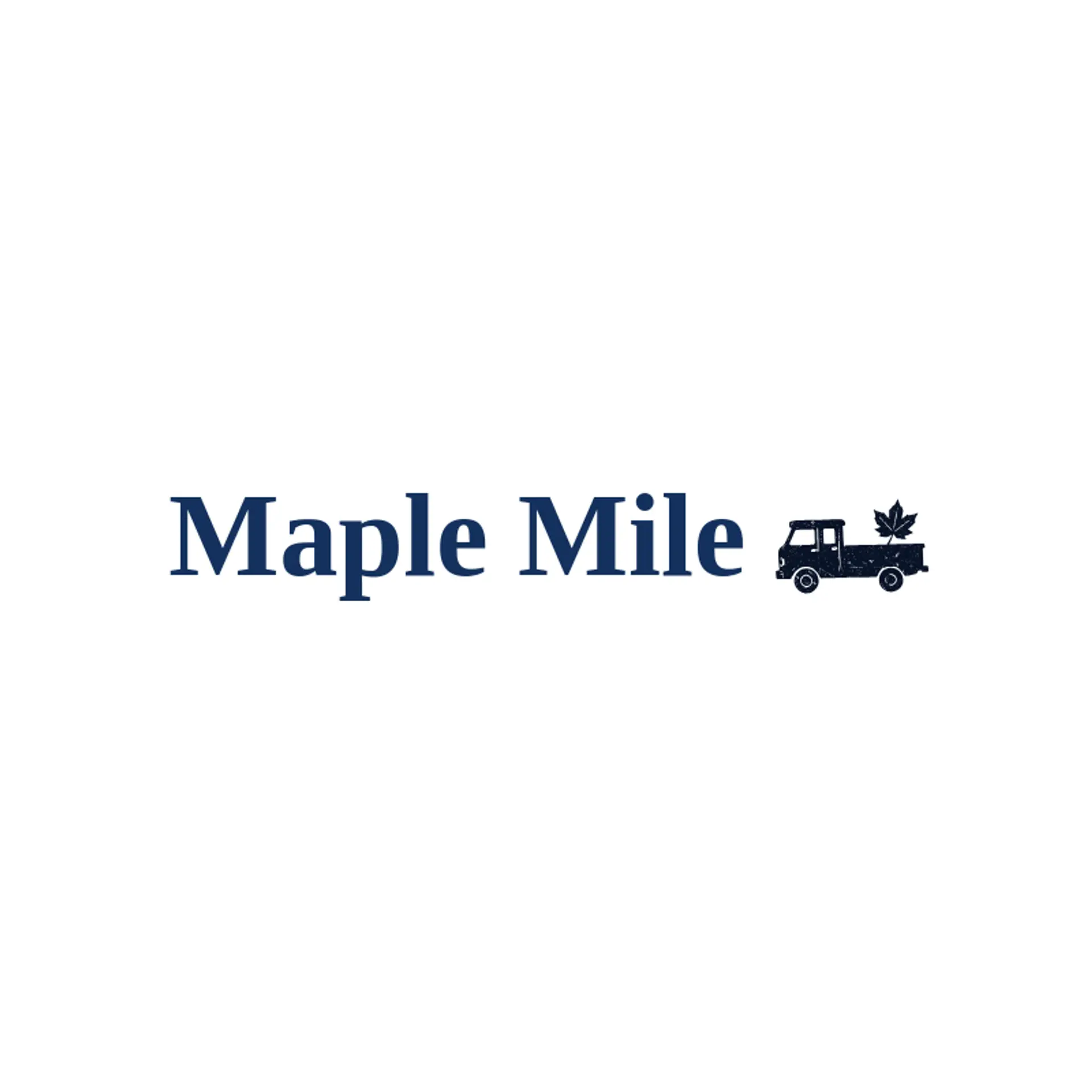 Maple Mile logo for transportation
