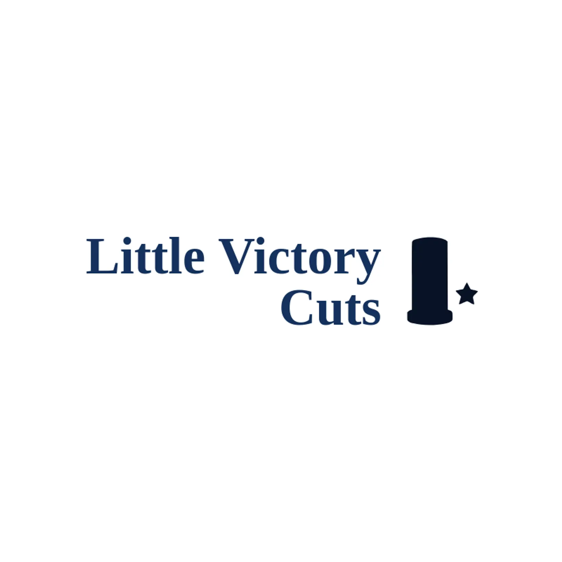 Little Victory Cuts logo for barber pole