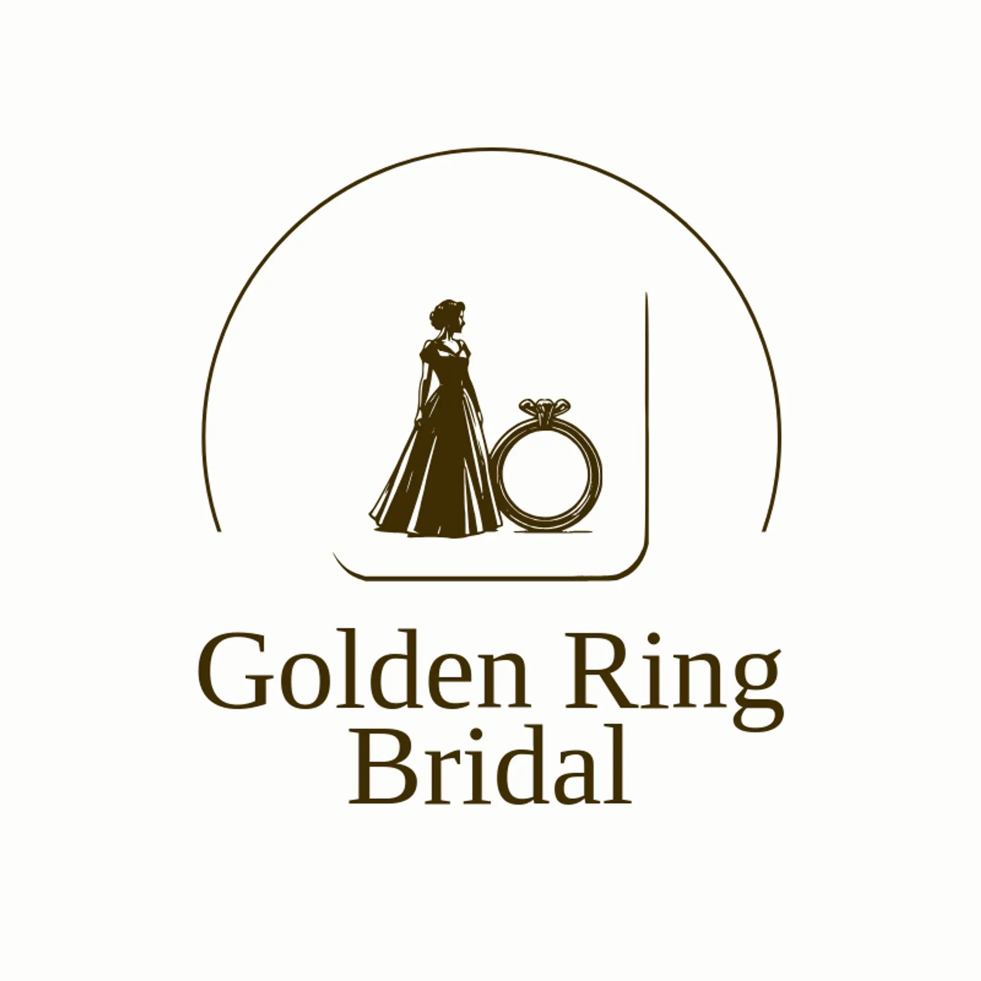 Golden Ring Bridal logo for bride