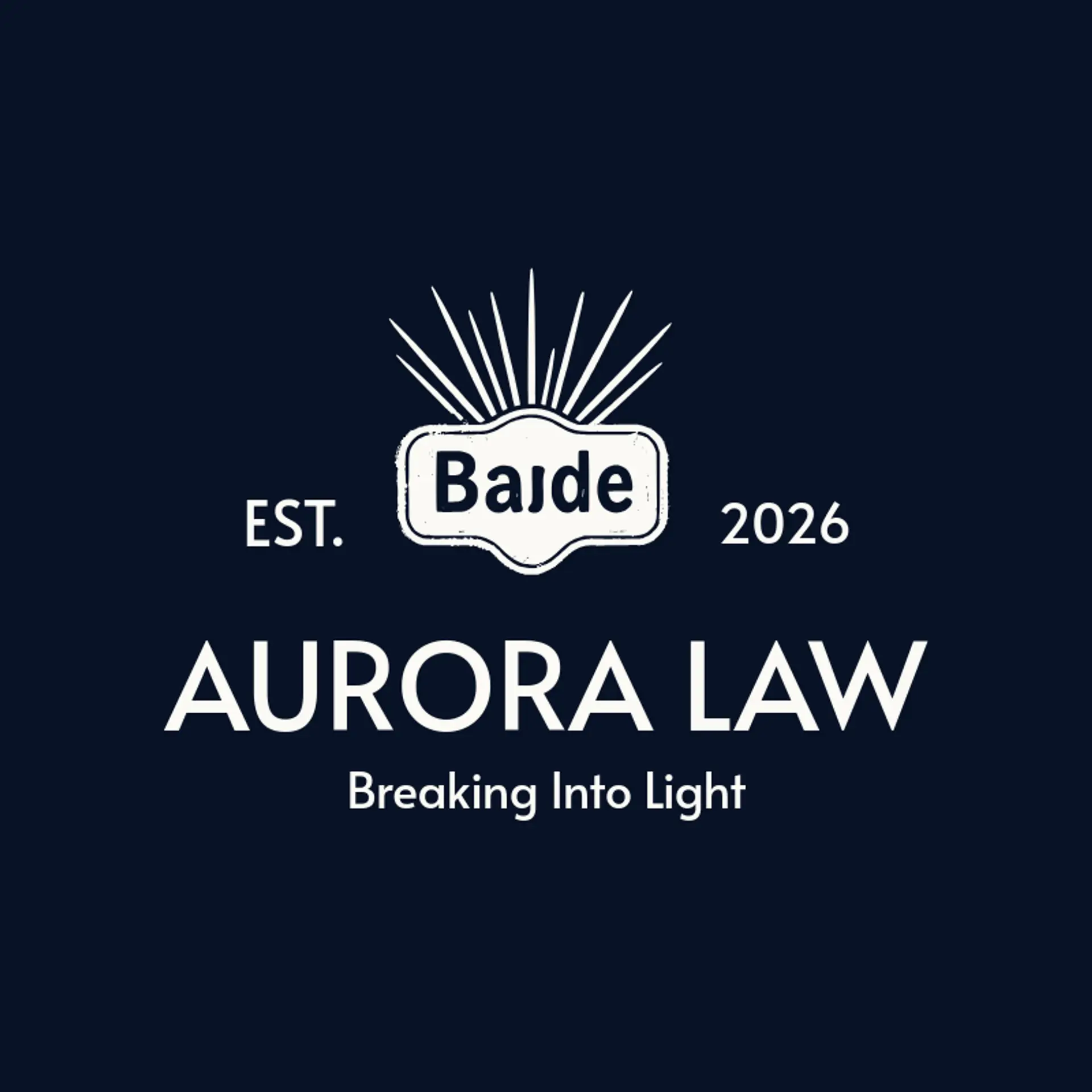Aurora Law logo for police