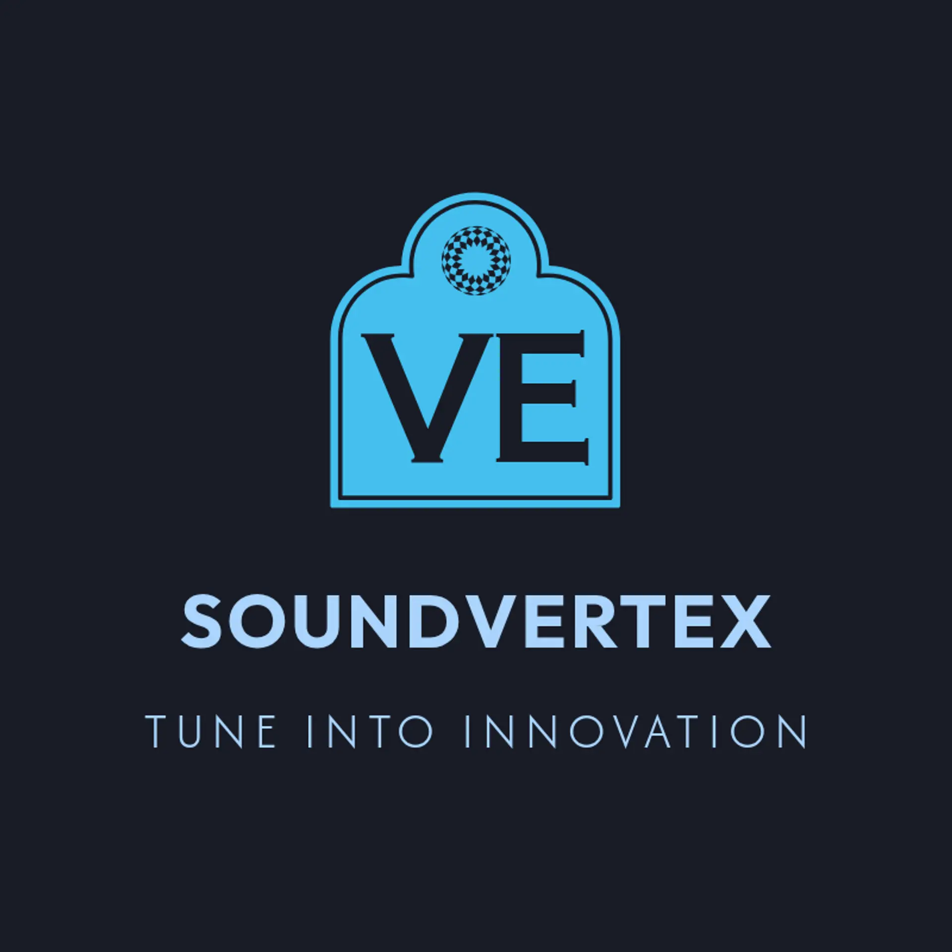 SoundVertex logo for music app