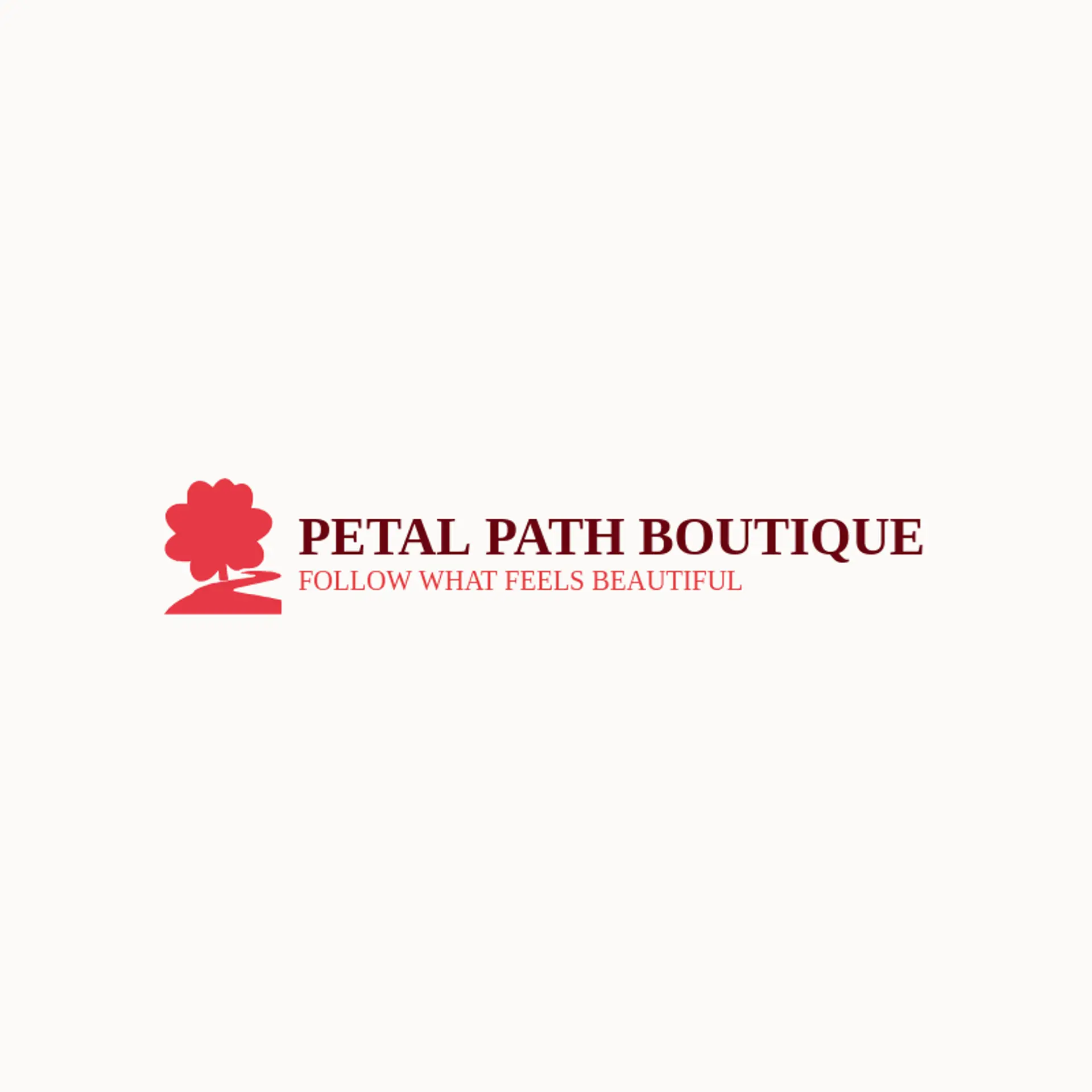 Petal Path Boutique logo for blossom