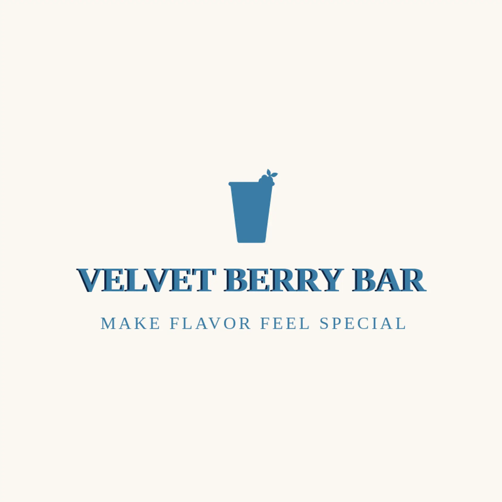 Velvet Berry Bar logo for drink