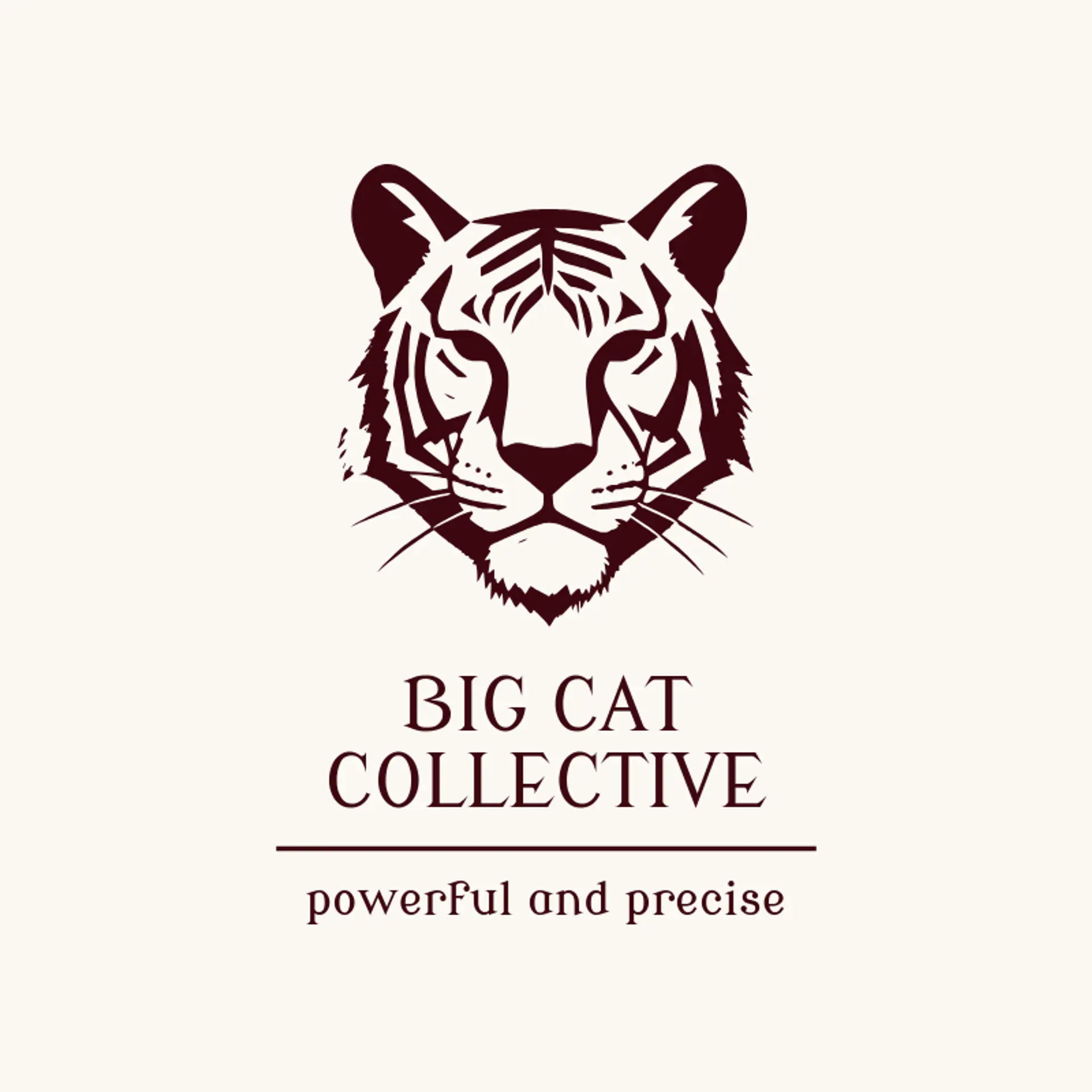Big Cat Collective logo for tiger