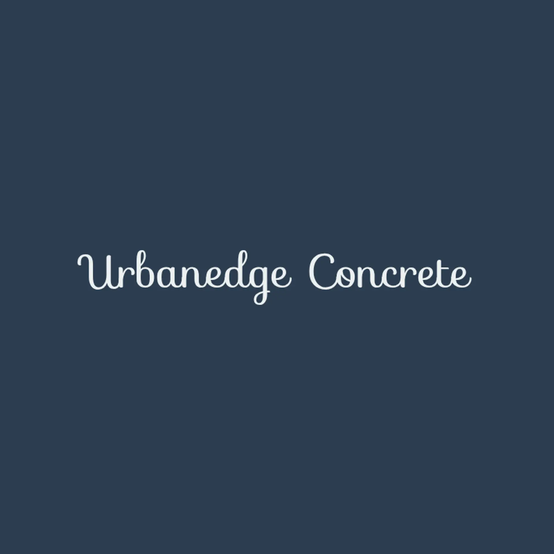 UrbanEdge Concrete logo for concrete construction