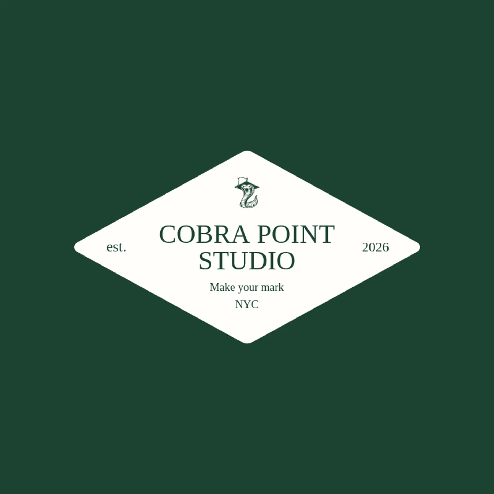 Cobra Point Studio logo for cobra