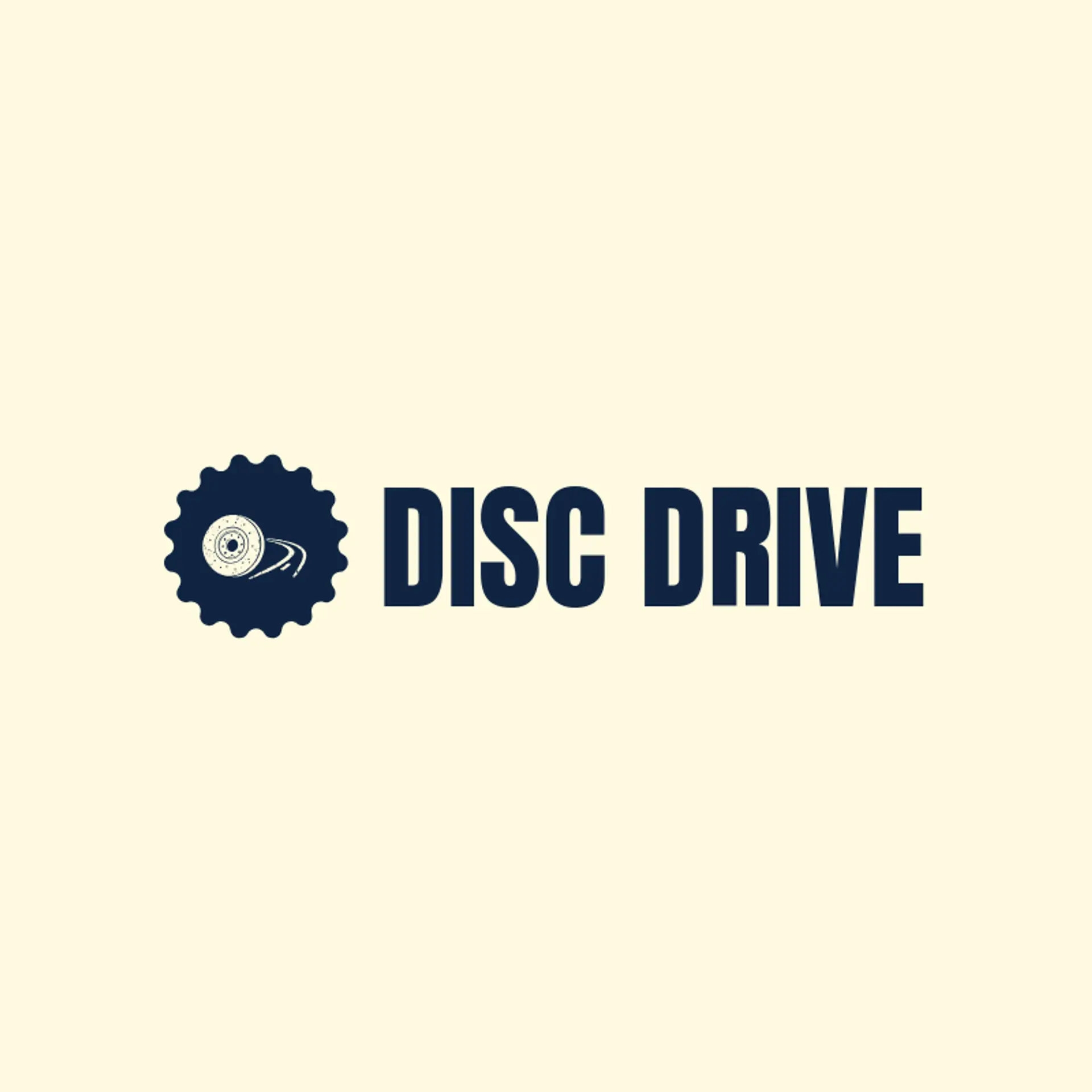 Disc Drive logo for motor shop