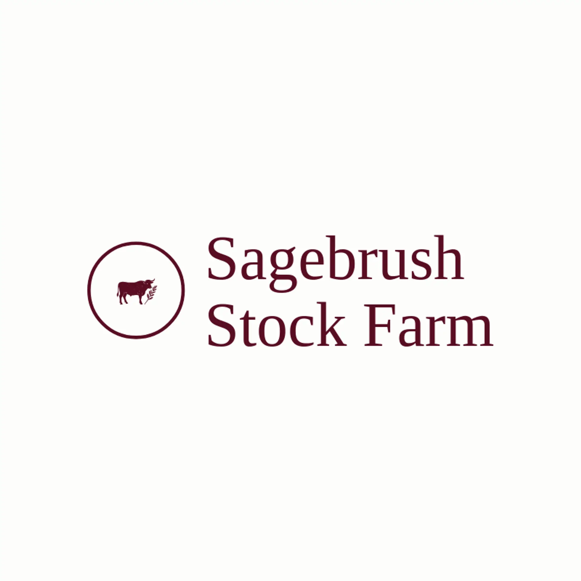 Sagebrush Stock Farm logo for beef