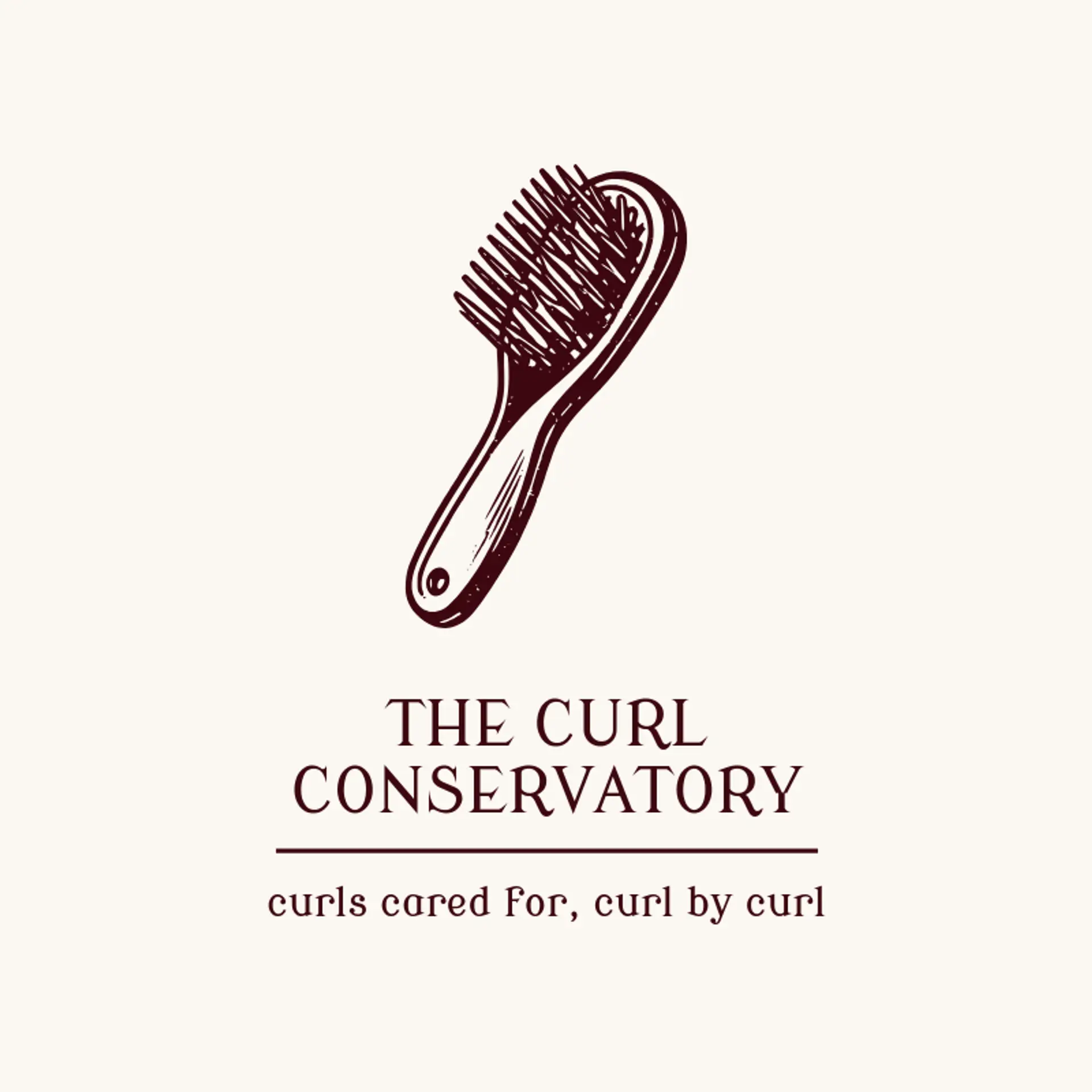 The Curl Conservatory logo for hair stylist