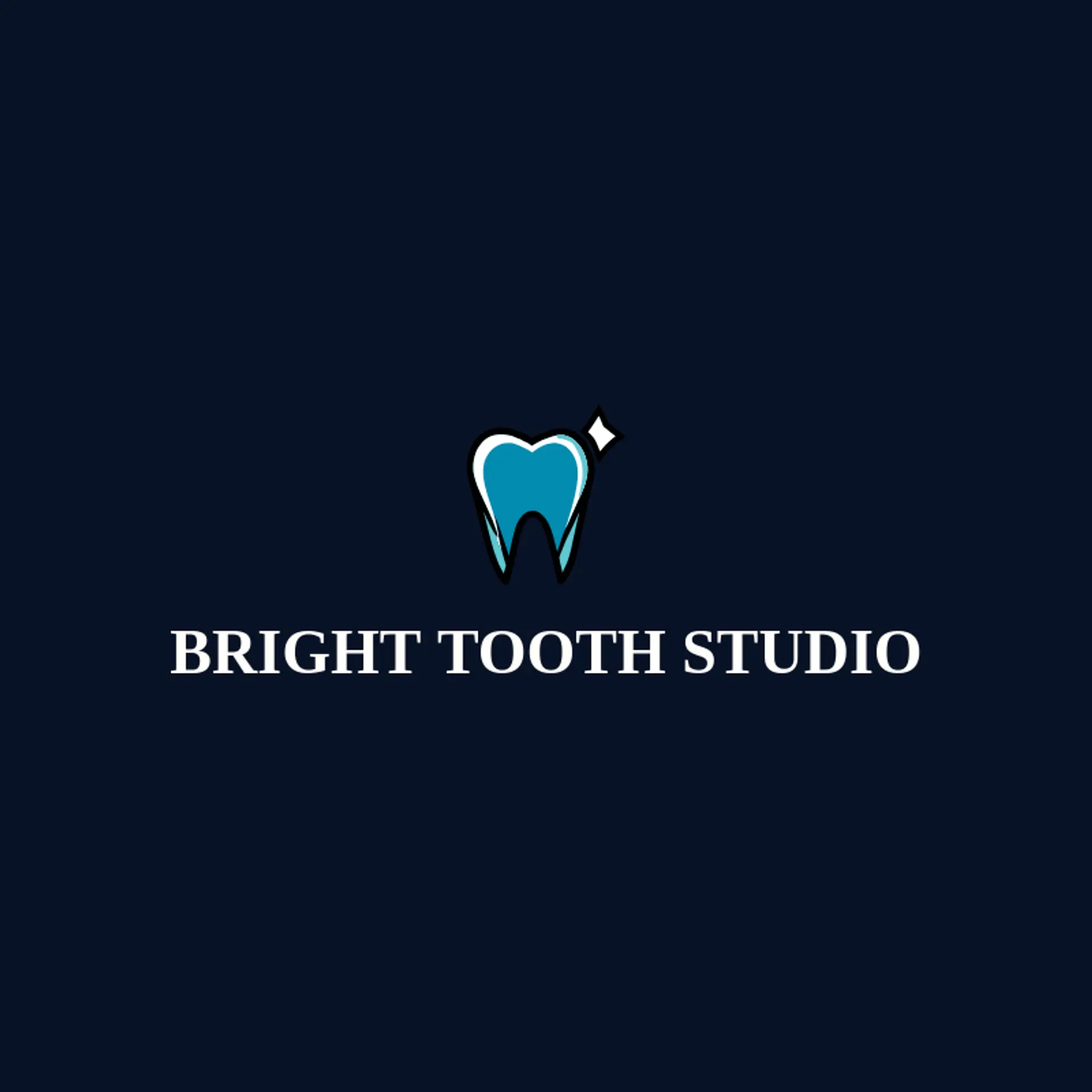 Bright Tooth Studio logo for dentistry