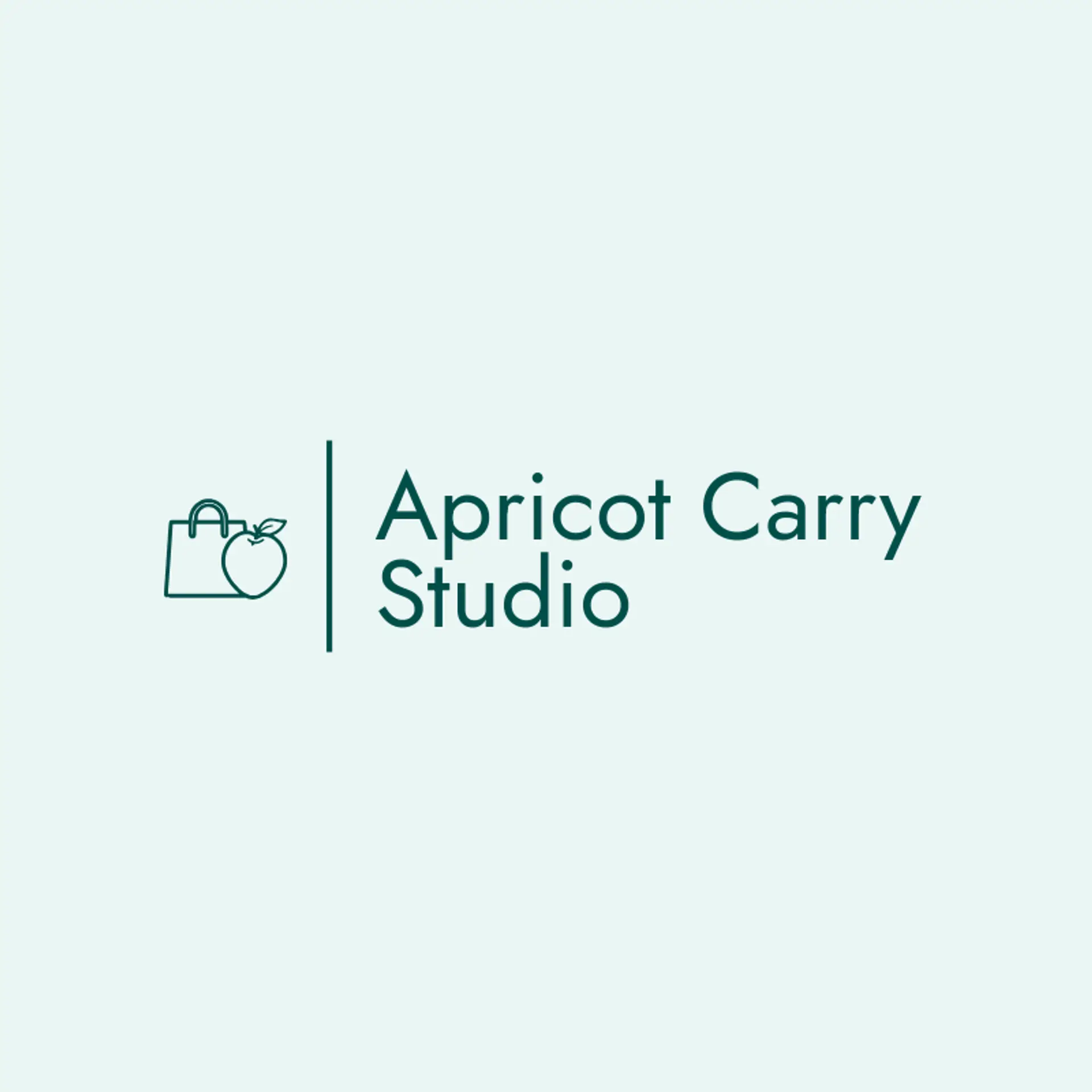 Apricot Carry Studio logo for bag