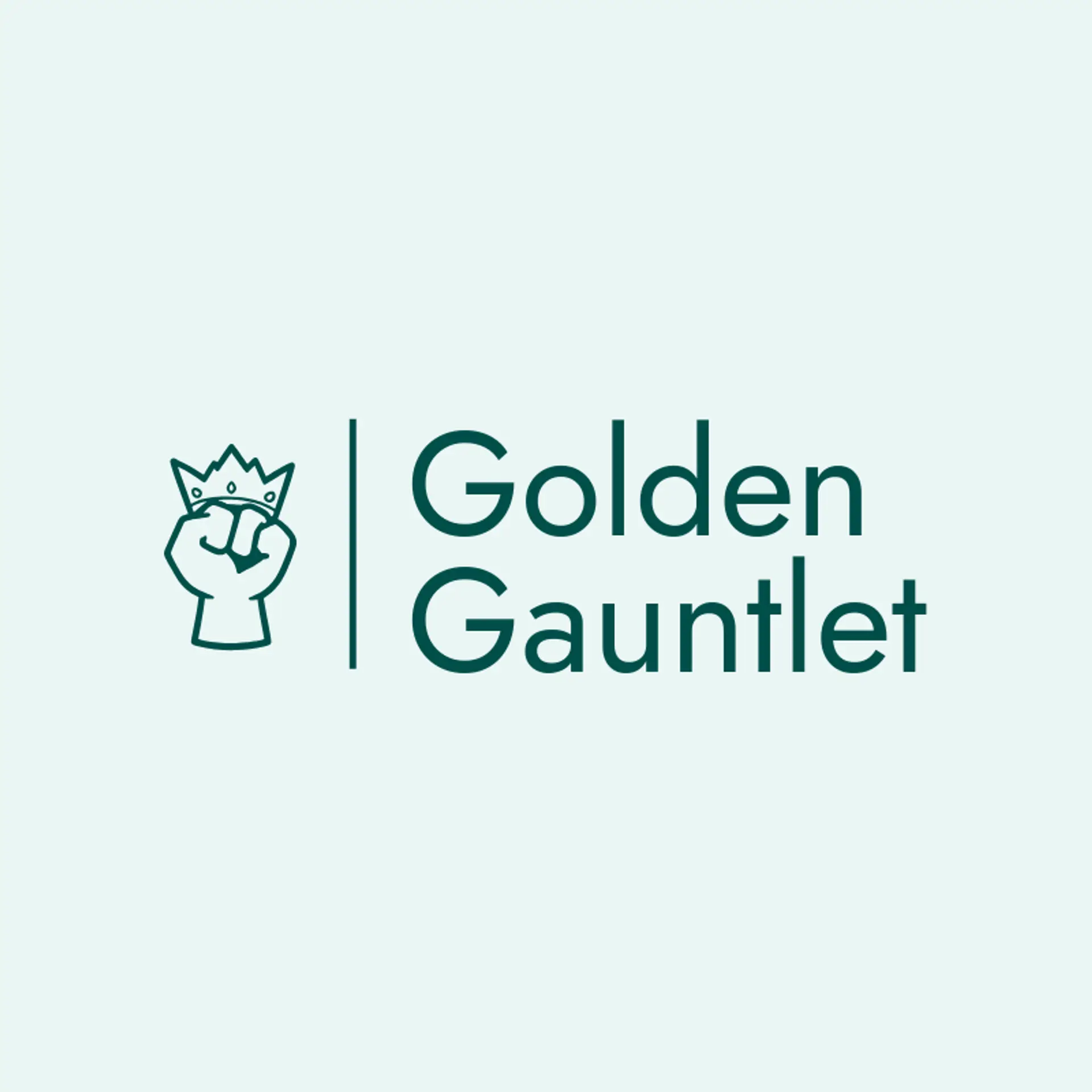 Golden Gauntlet logo for battle