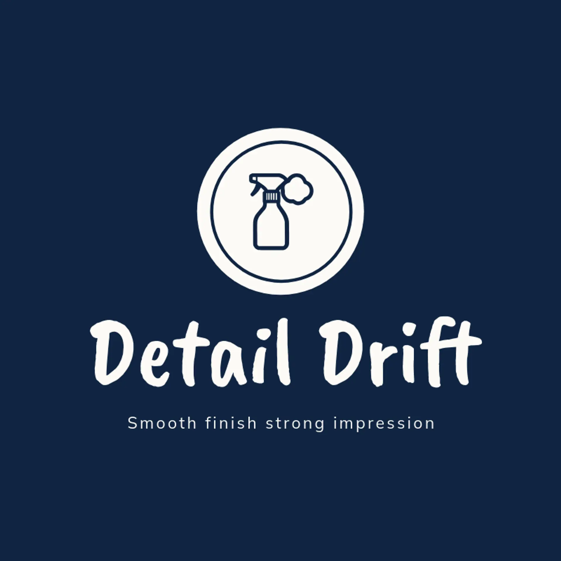 Detail Drift logo for detailing