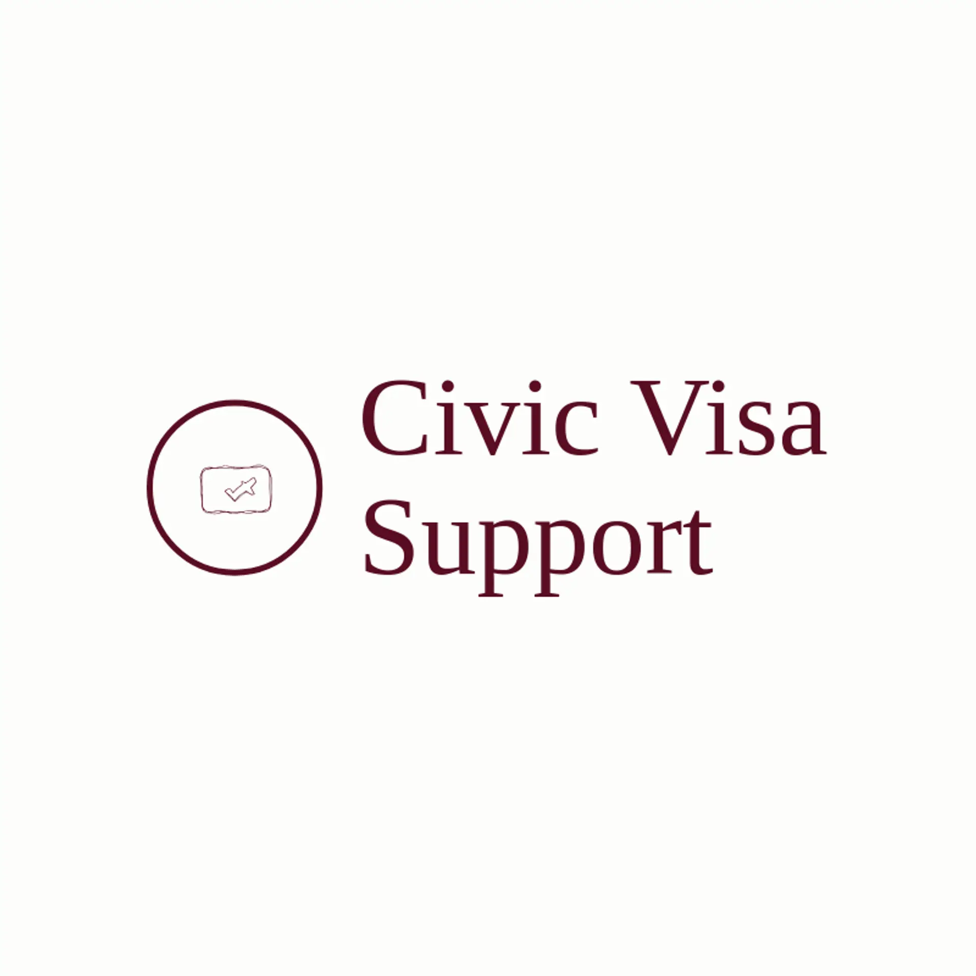 Civic Visa Support logo for visa