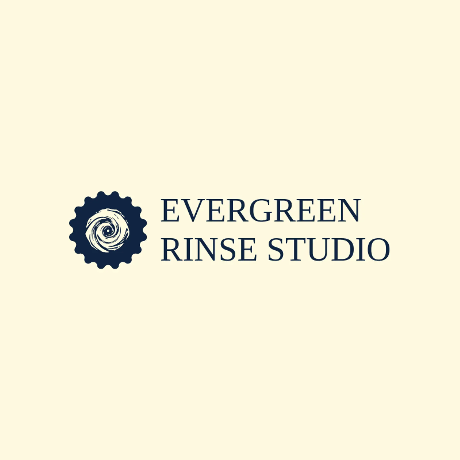 Evergreen Rinse Studio logo for whirlpool