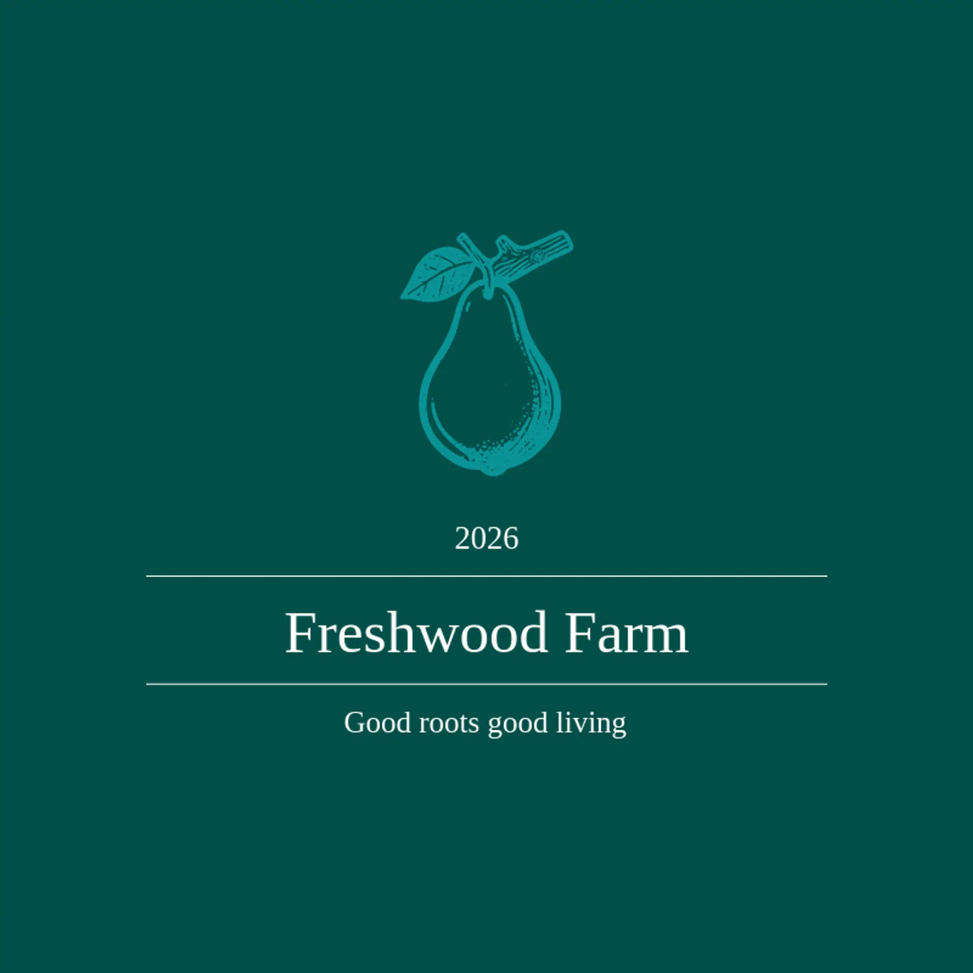 Freshwood Farm logo for pear