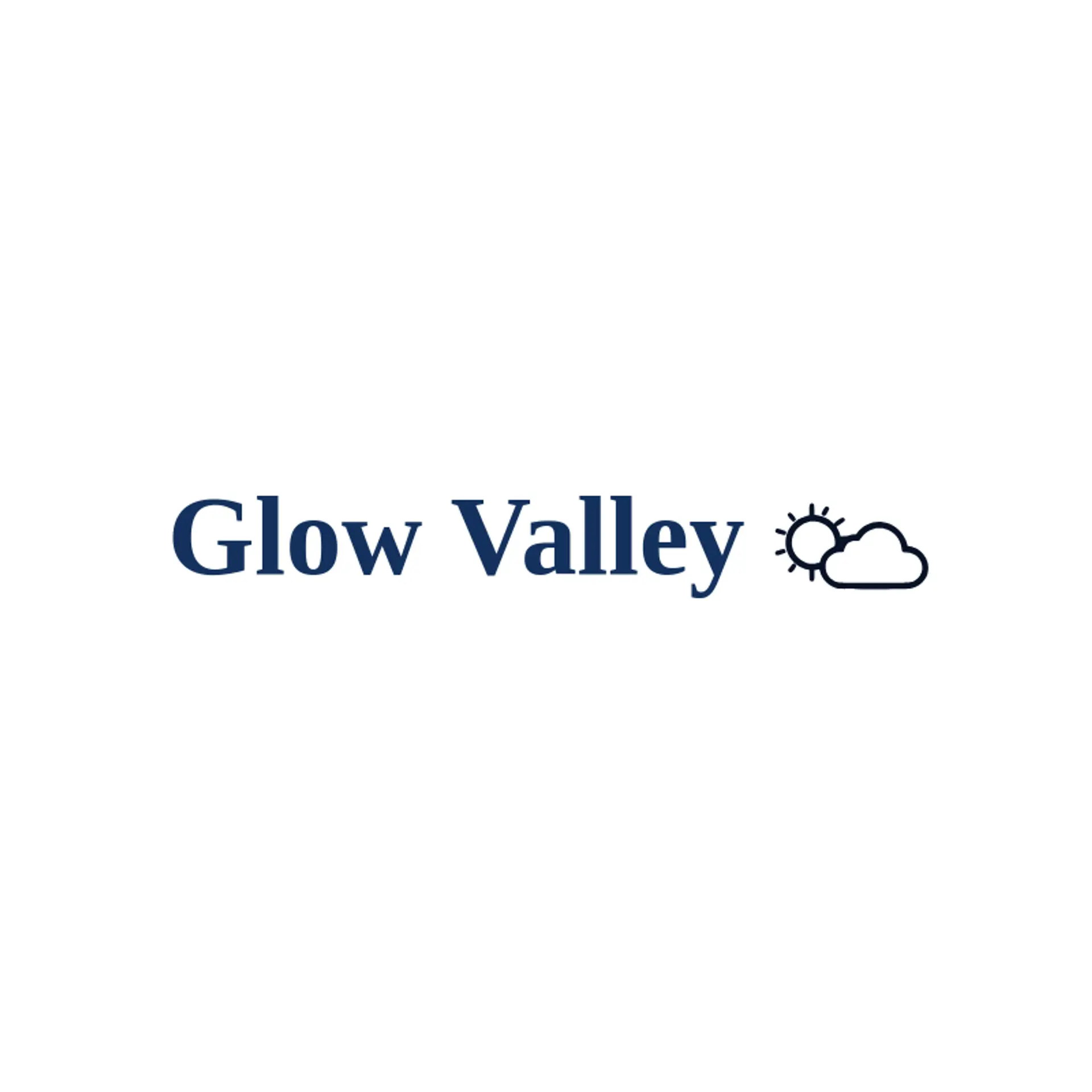 Glow Valley logo for glow