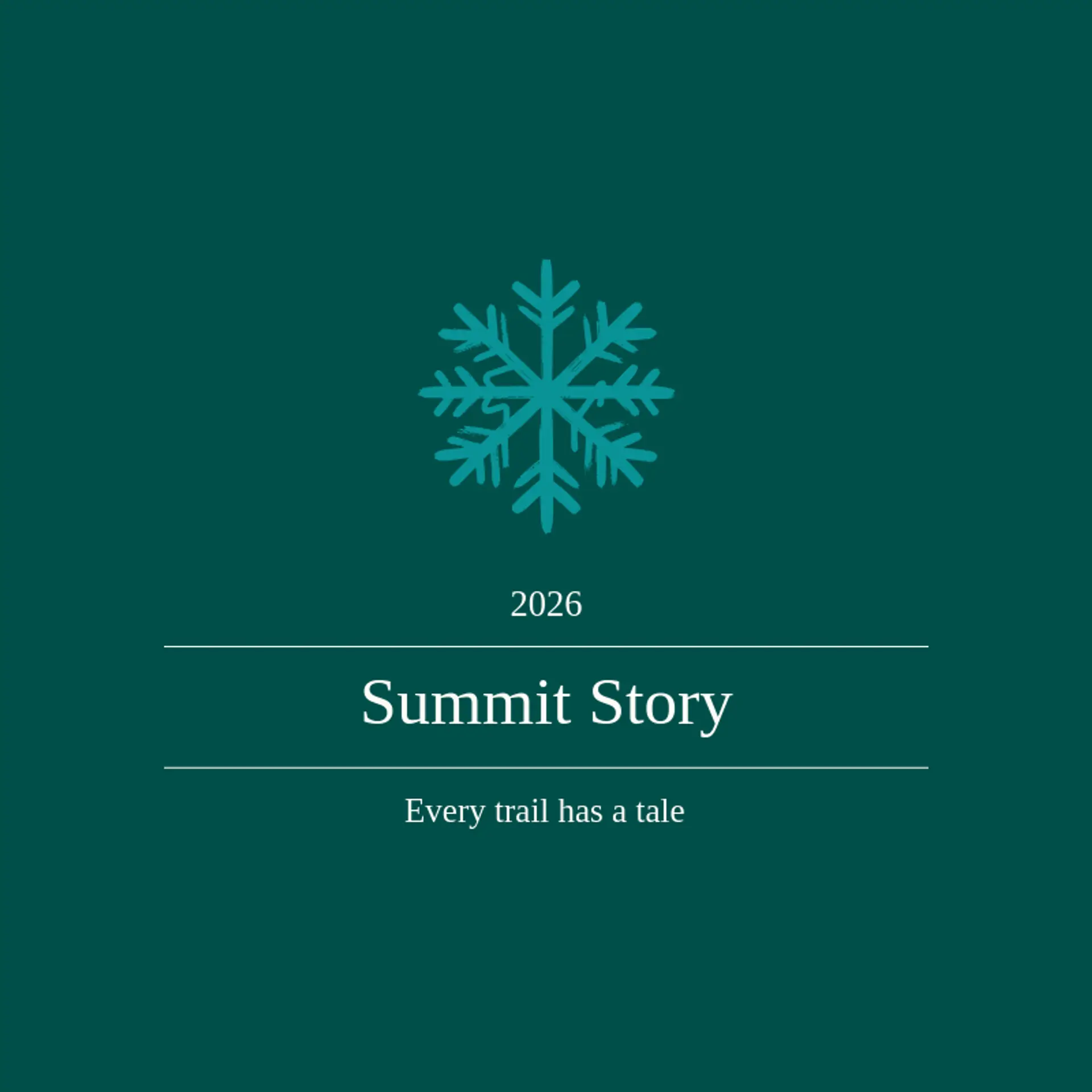 Summit Story logo for snow