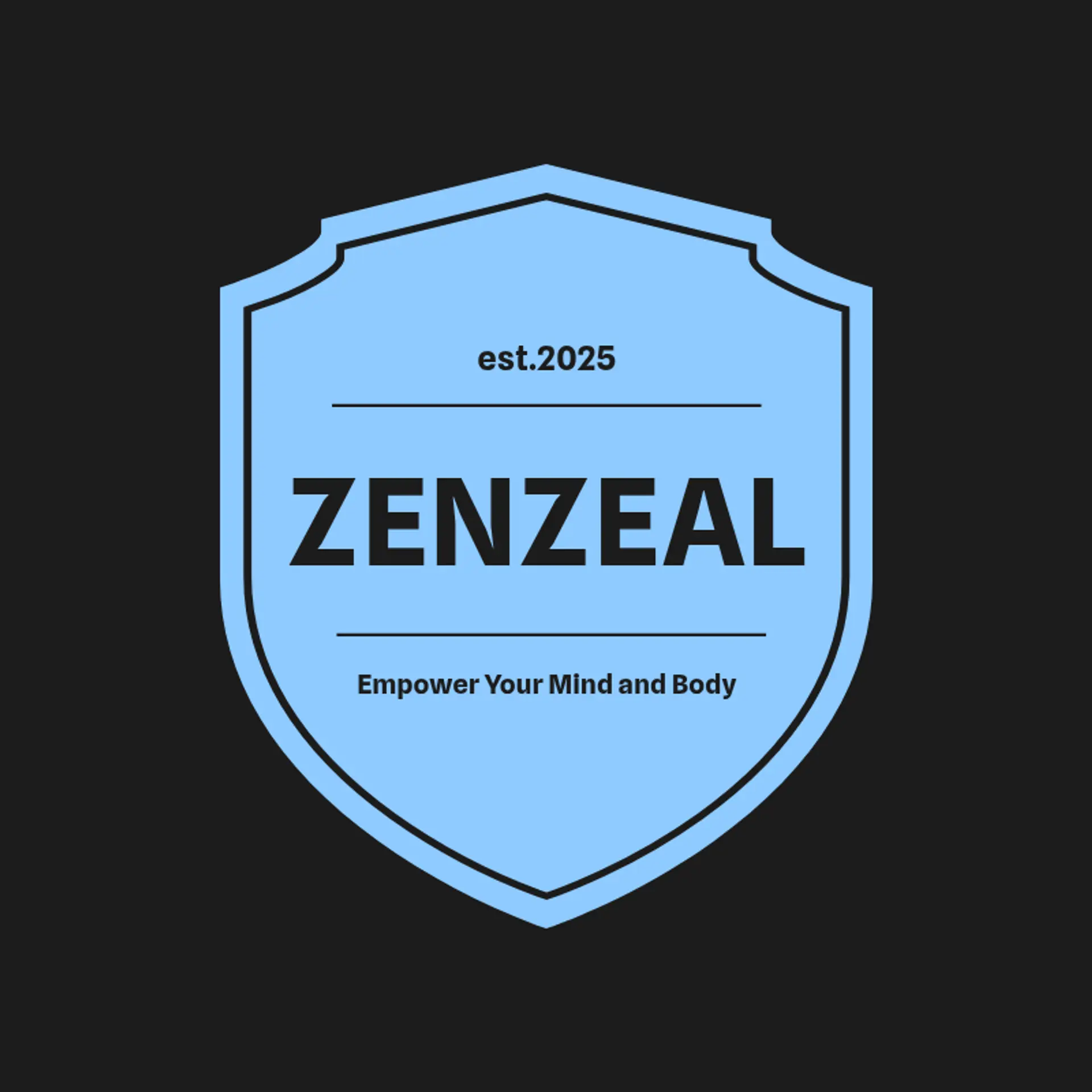 ZenZeal logo for fitness app