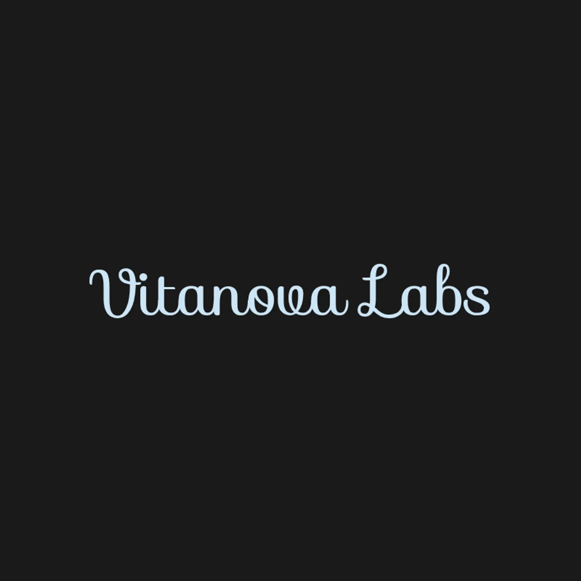 VitaNova Labs logo for biopharma medical