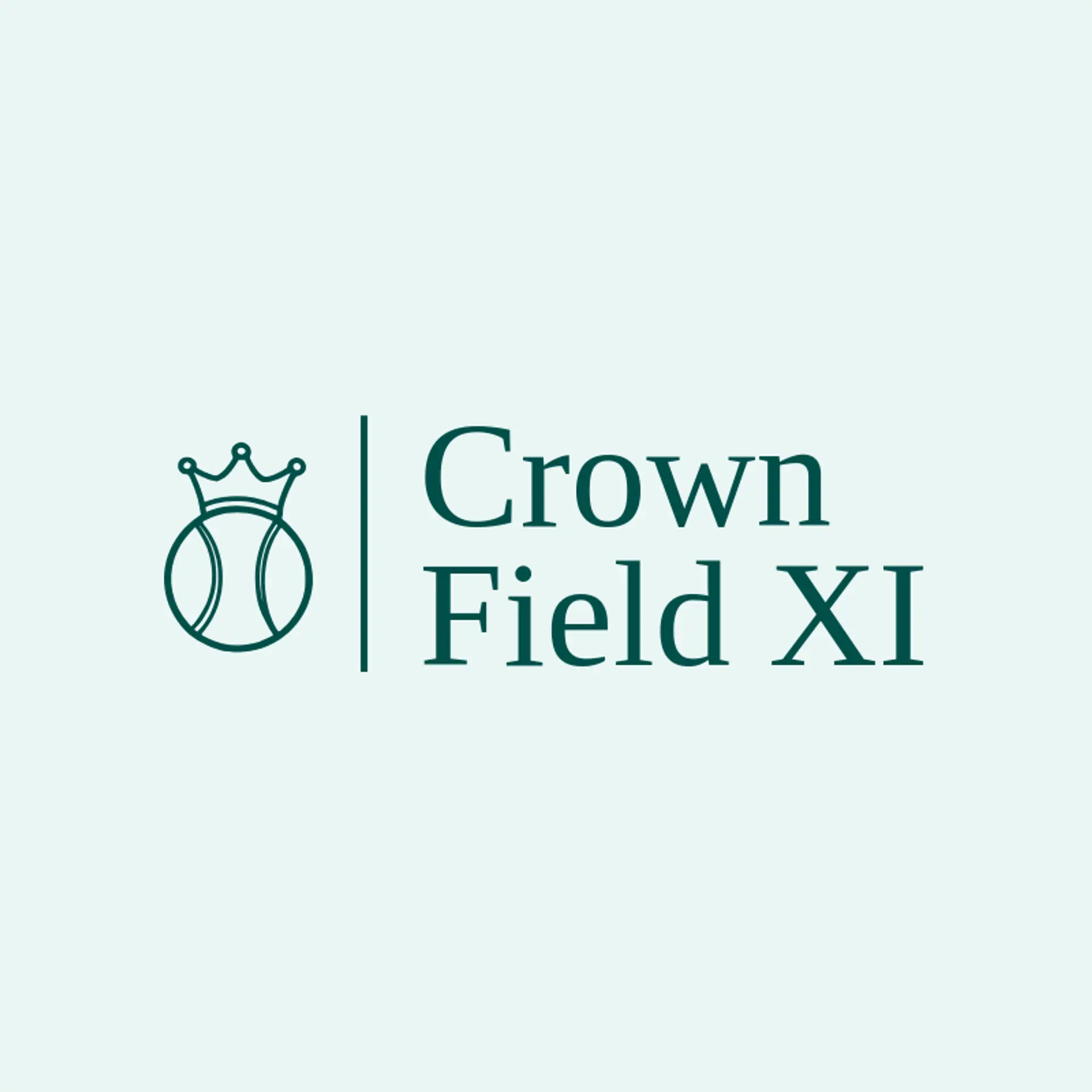 Crown Field XI logo for cricket team