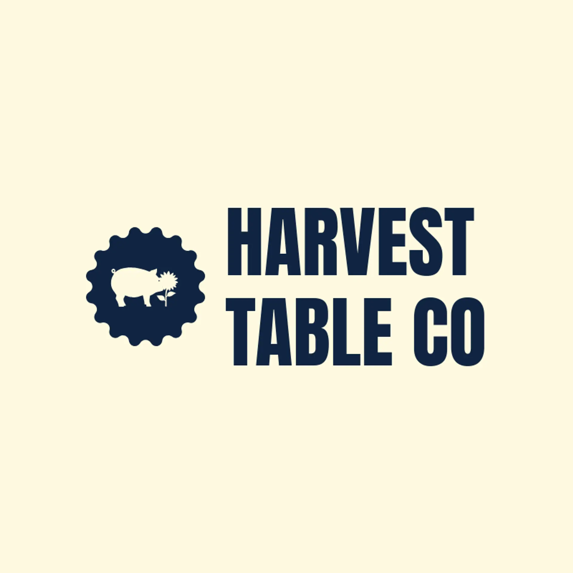 Harvest Table Co logo for farm