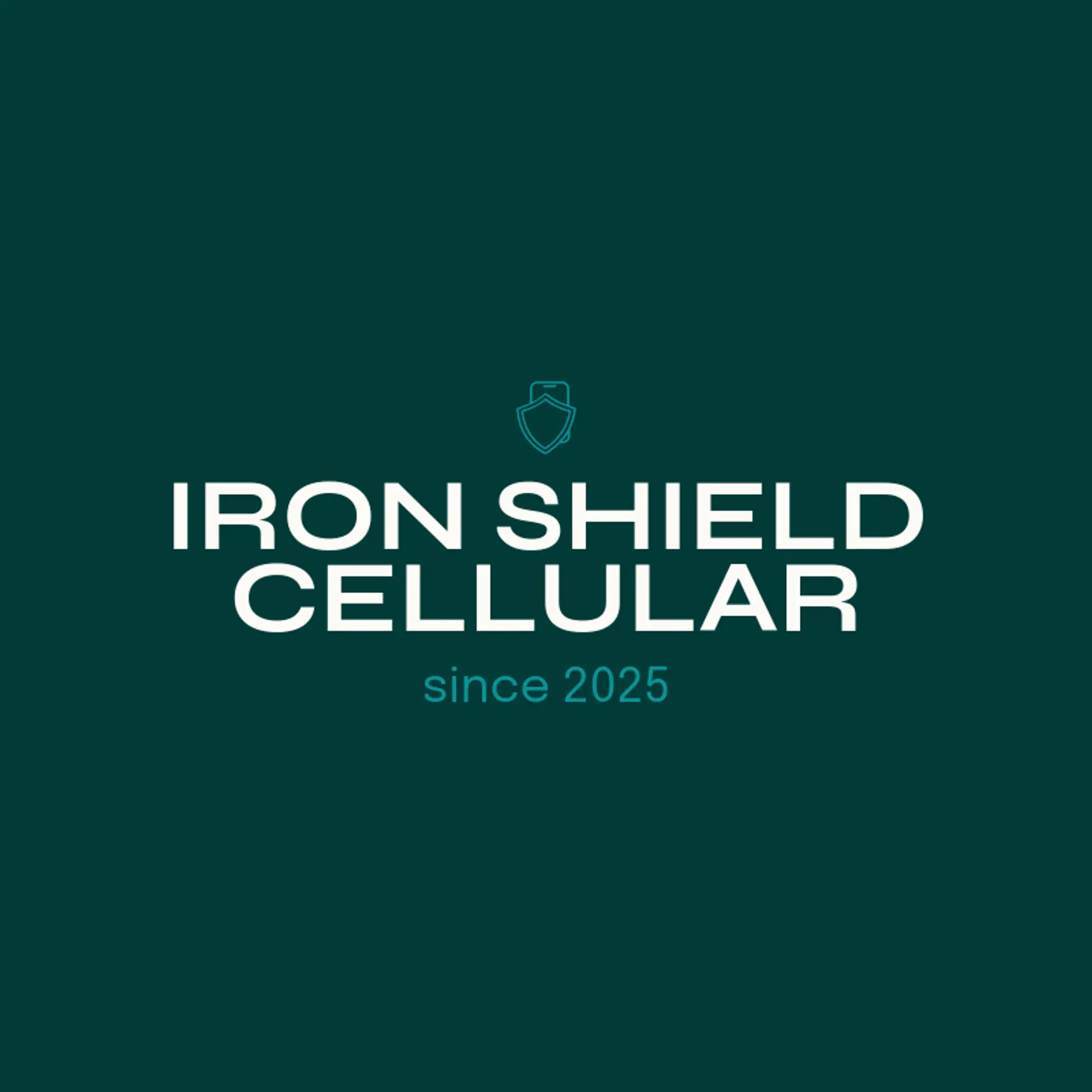 Iron Shield Cellular logo for cell phone