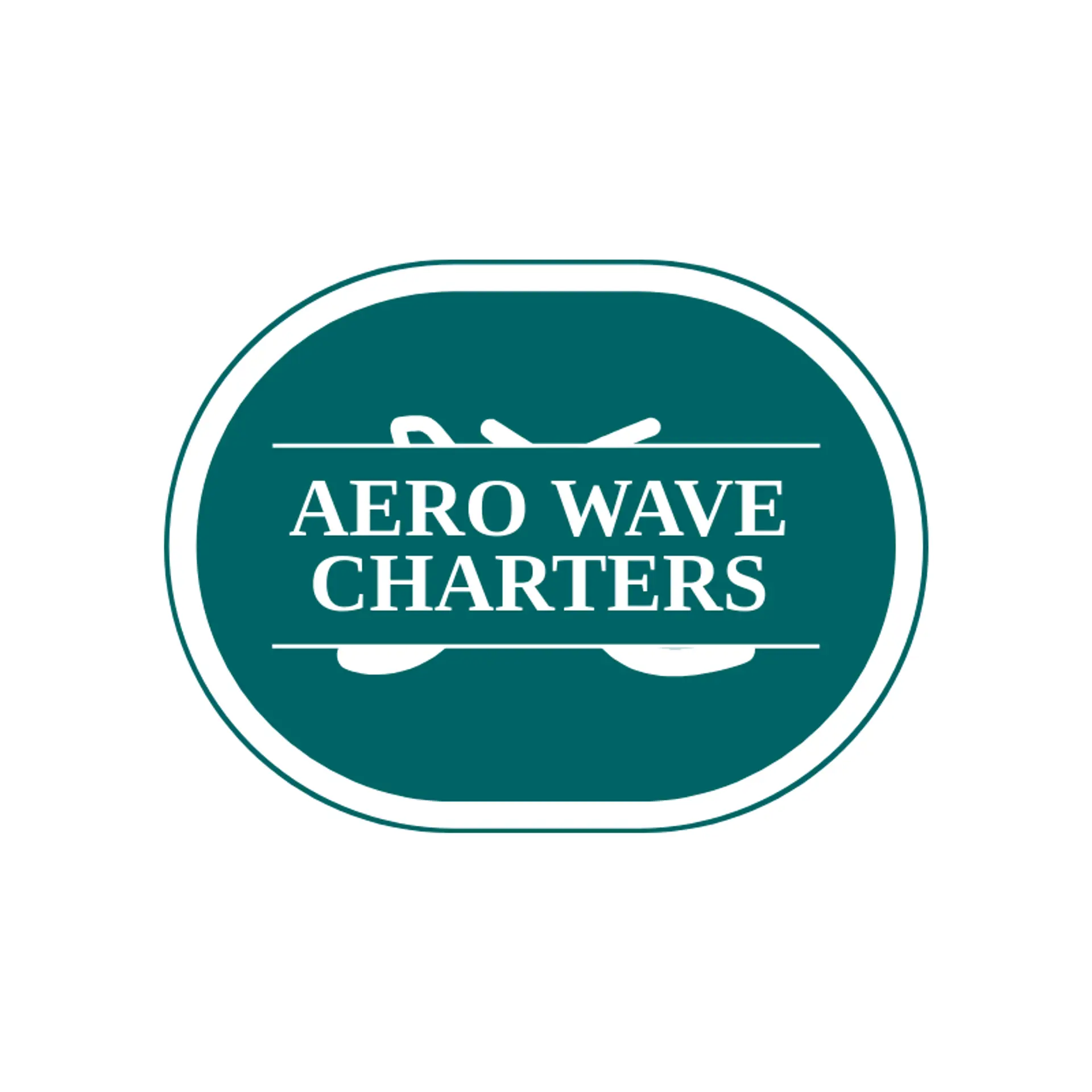 Aero Wave Charters logo for plane