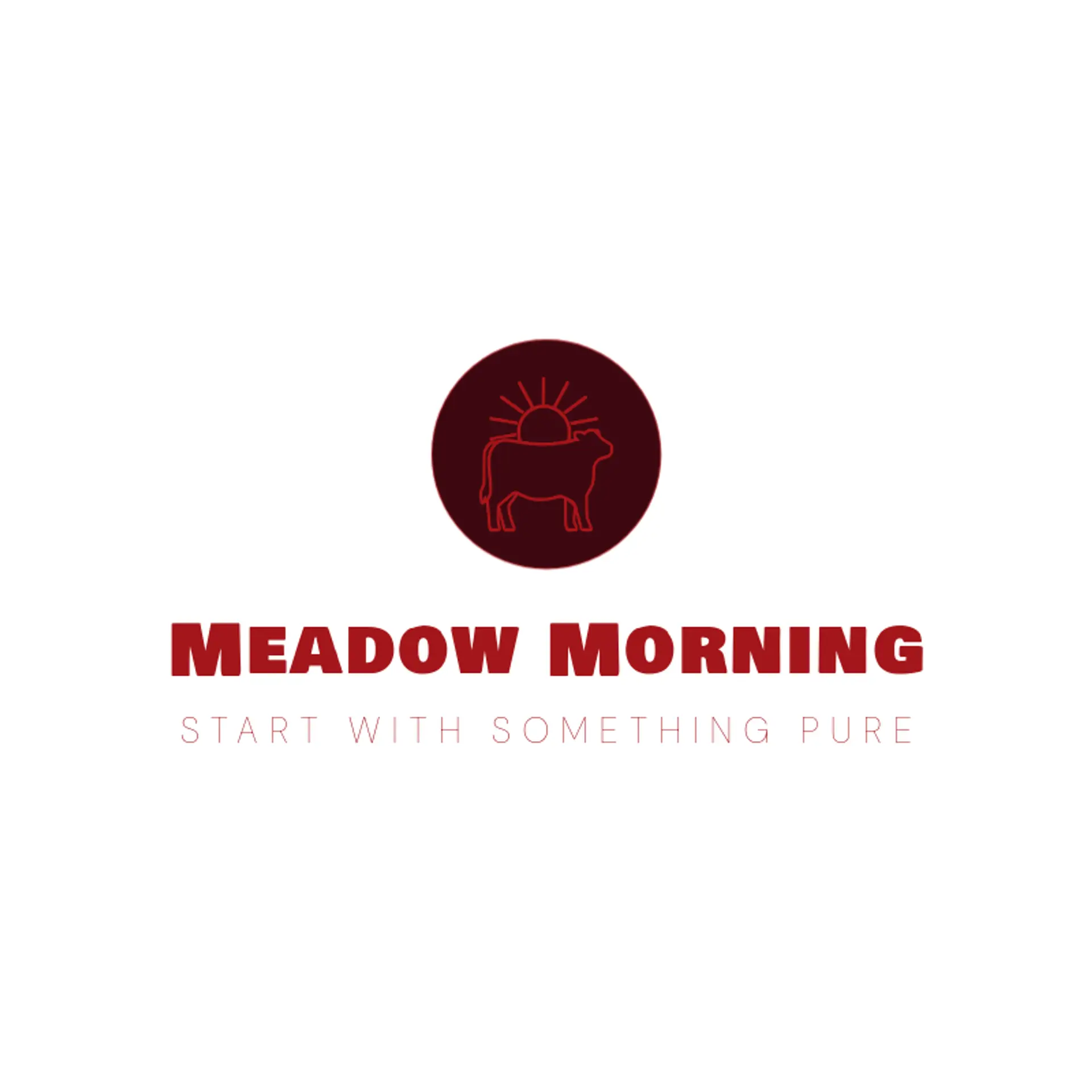 Meadow Morning logo for milk