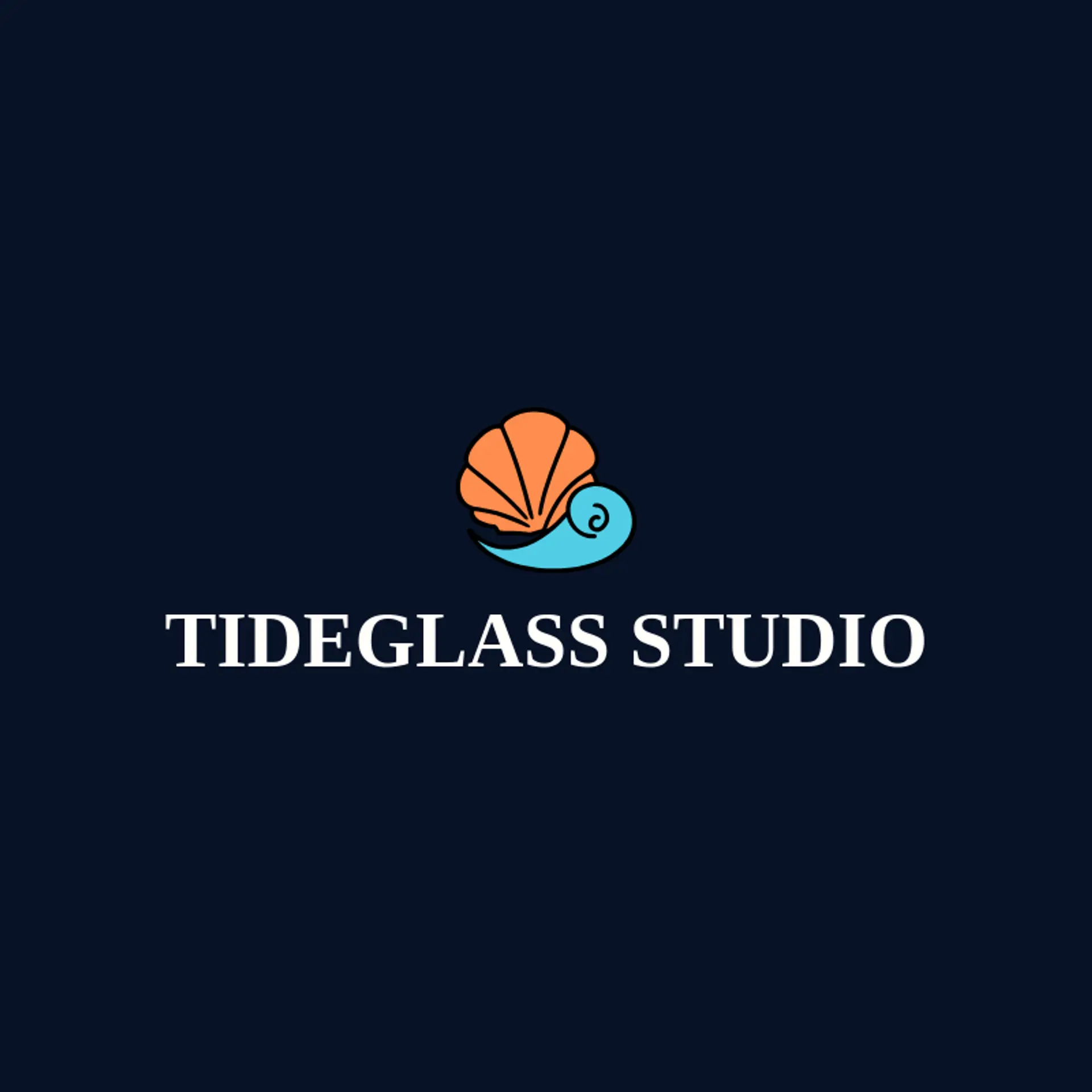 Tideglass Studio logo for shell
