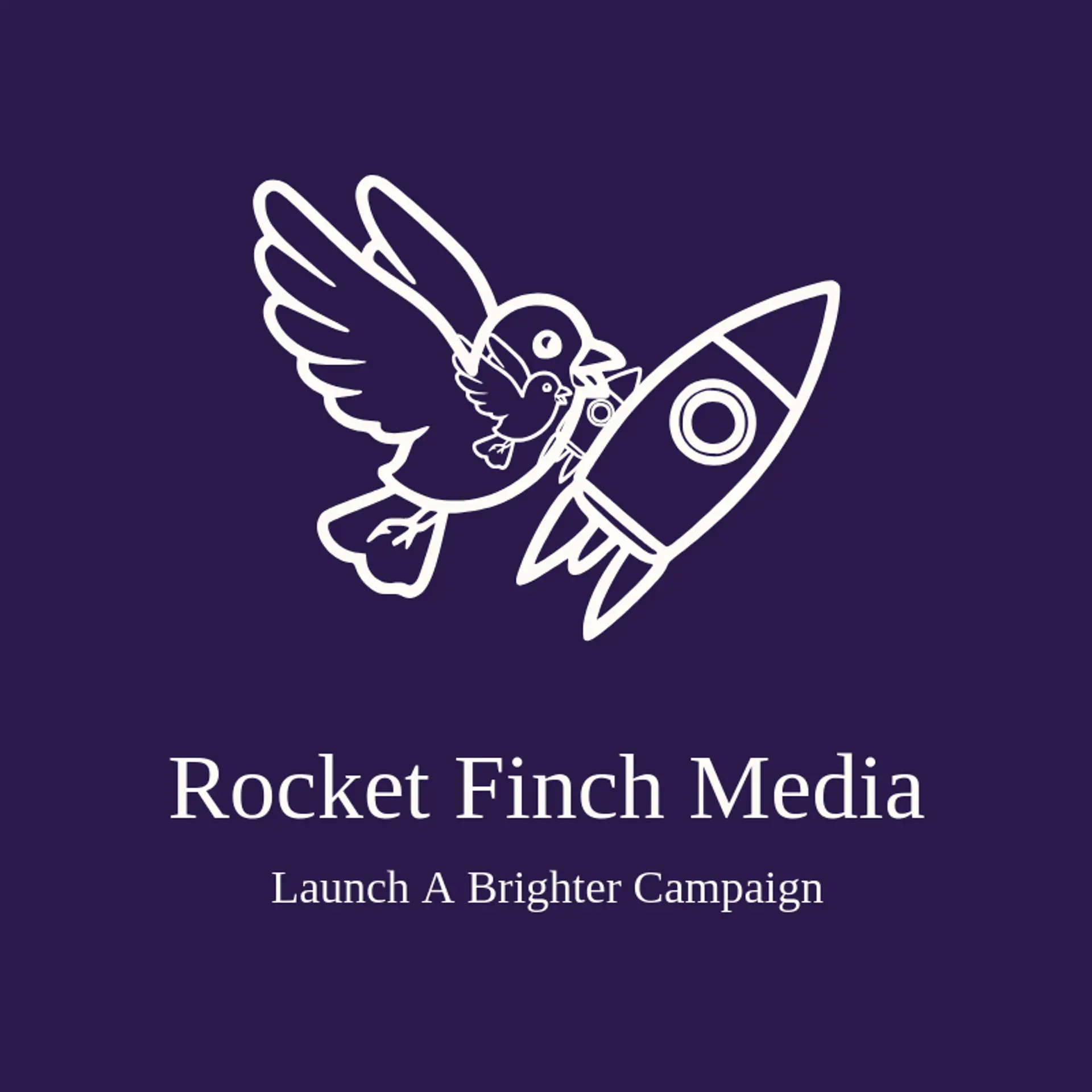 Rocket Finch Media logo for advertising