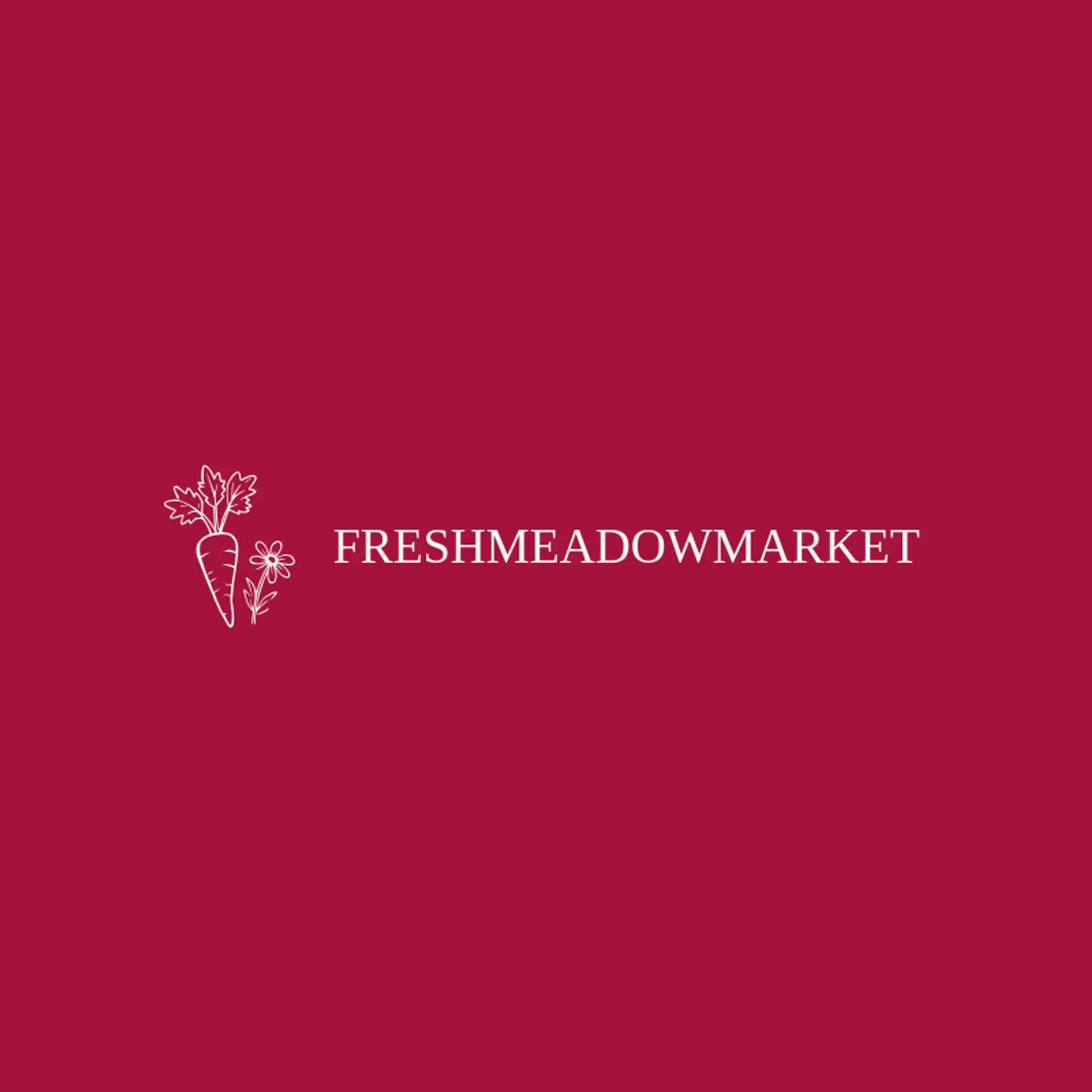 Fresh Meadow Market logo for carrot