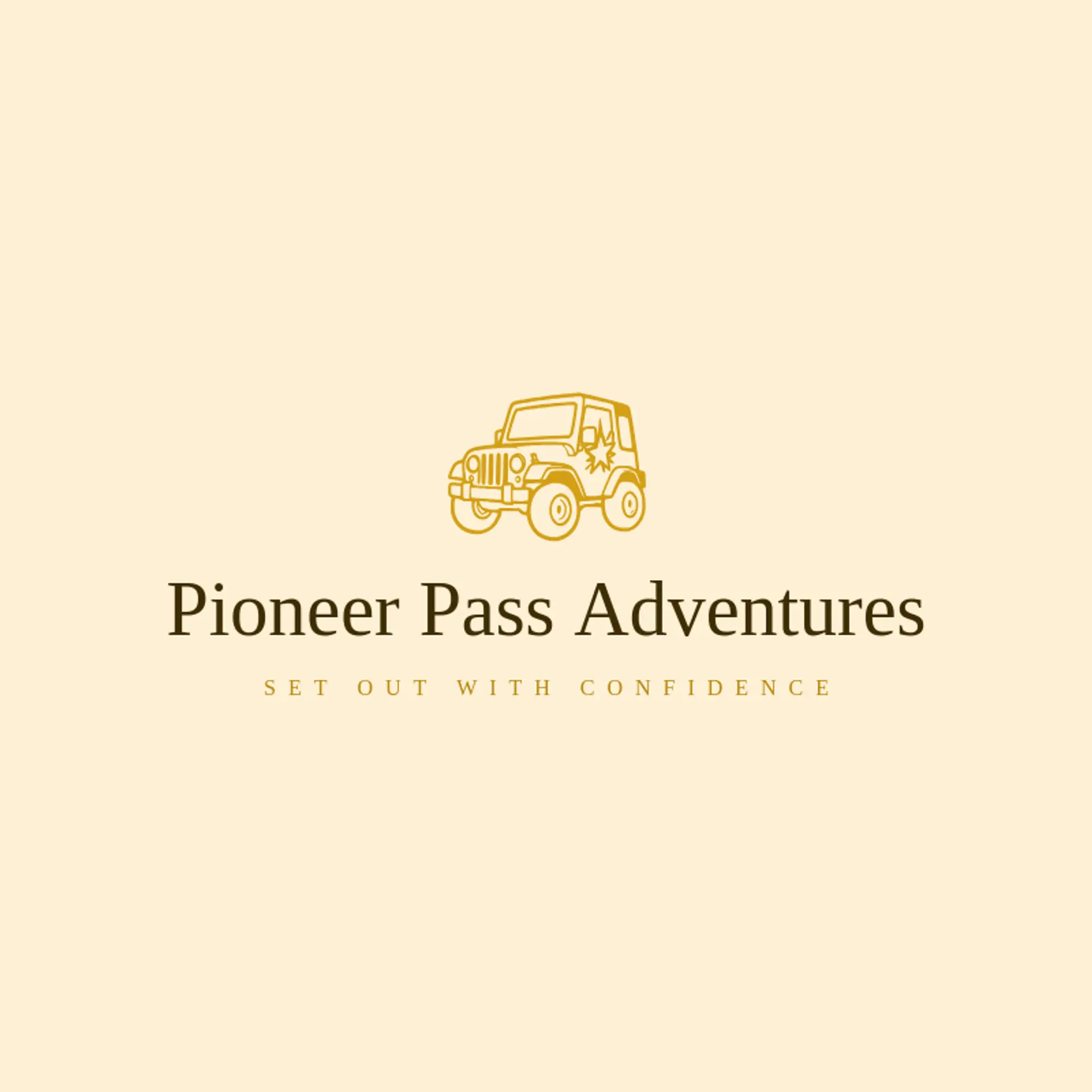 Pioneer Pass Adventures logo for jeep