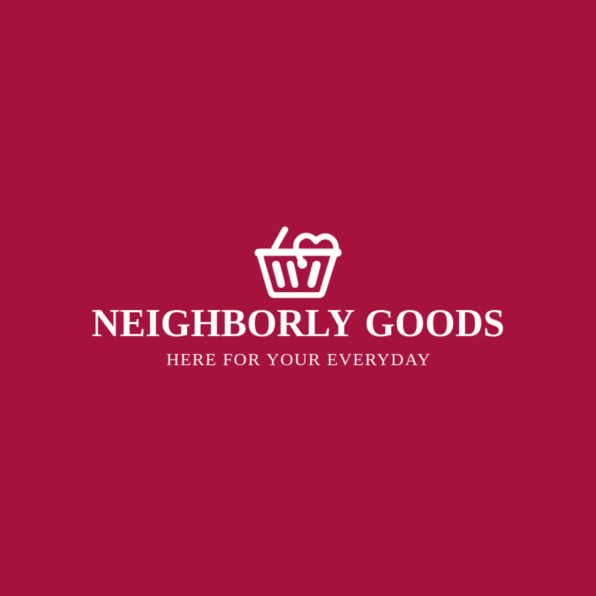 Neighborly Goods logo for convenience store