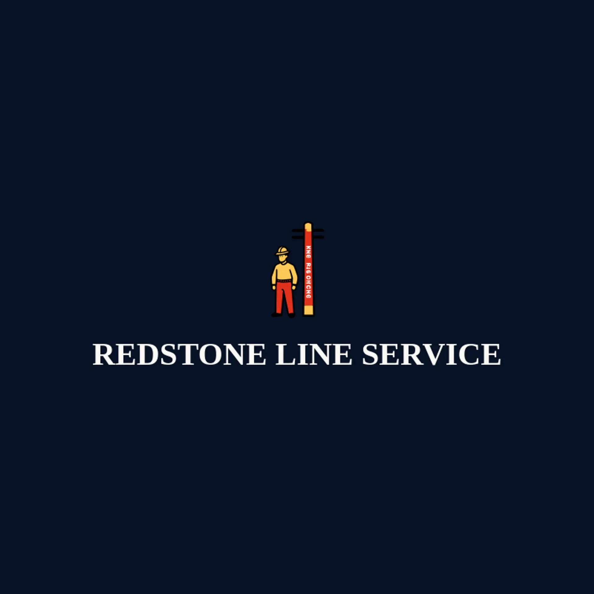 Redstone Line Service logo for lineman