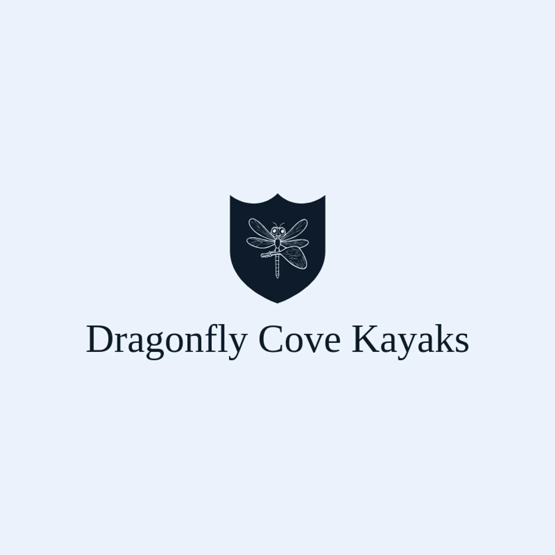 Dragonfly Cove Kayaks logo for dragonfly