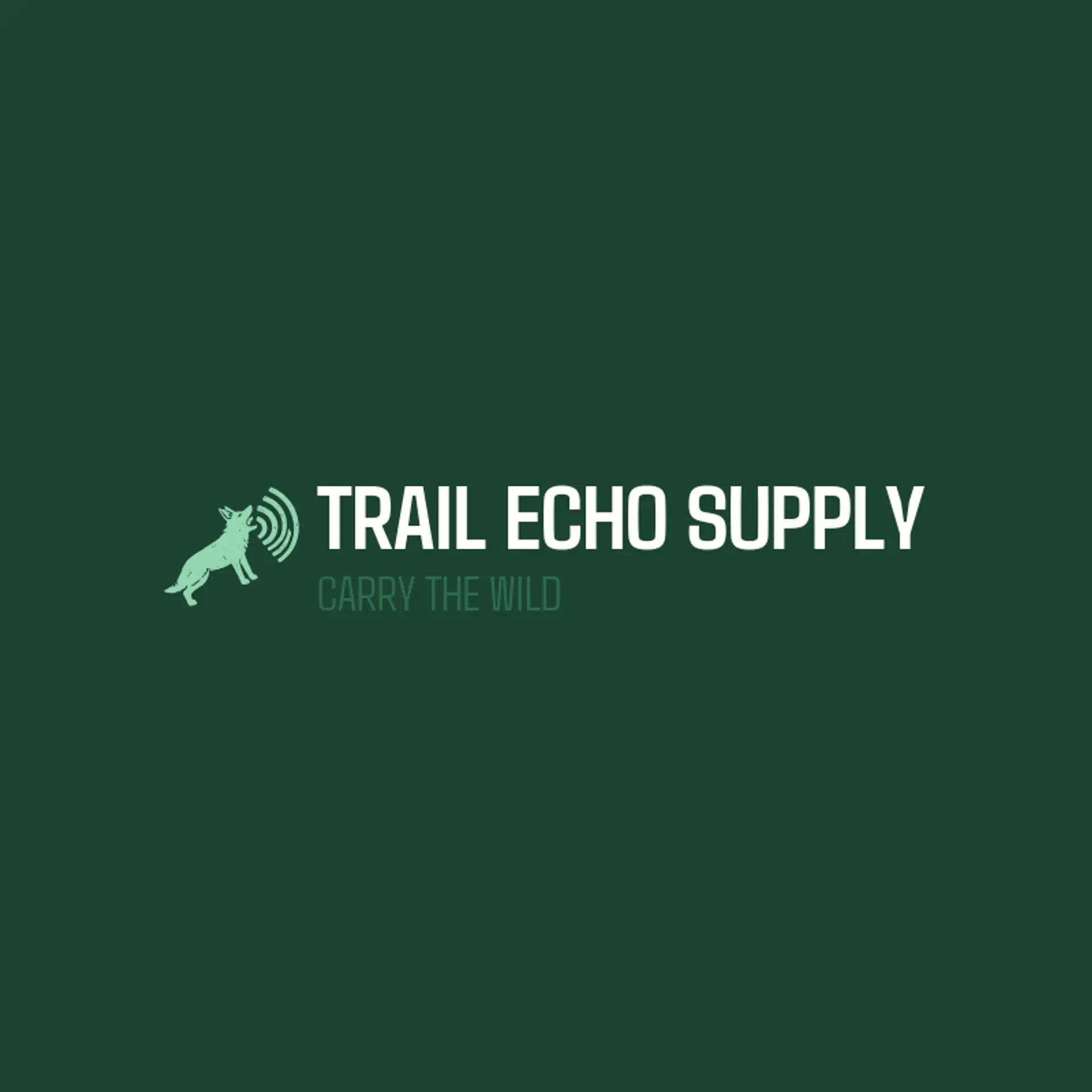 Trail Echo Supply logo for coyote