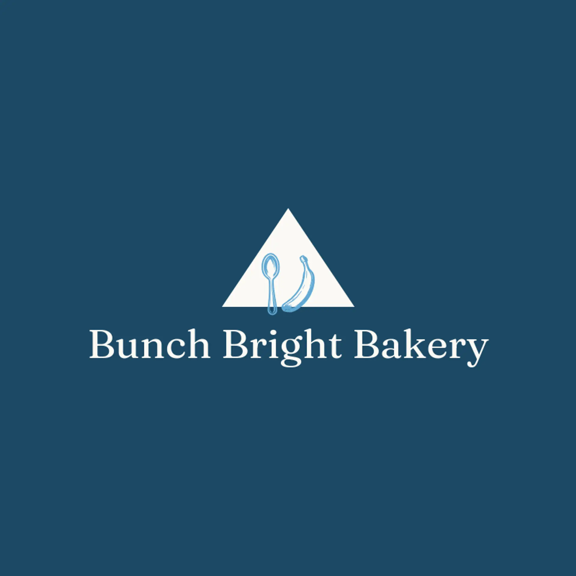 Bunch Bright Bakery logo for banana