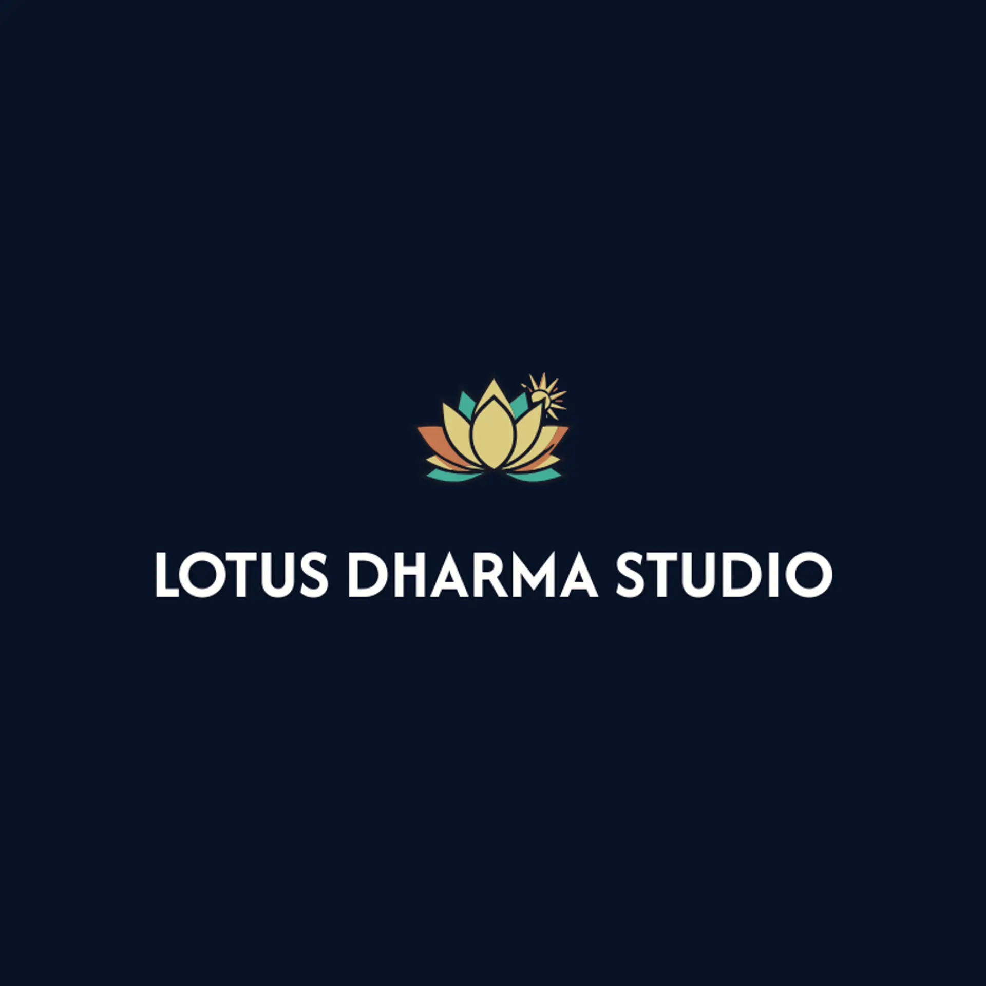 Lotus Dharma Studio logo for hindu